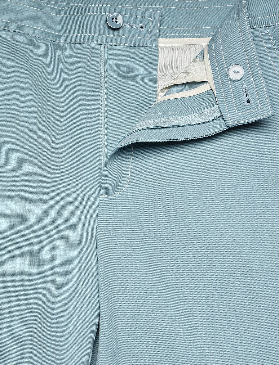 RODEBJER - RODEBJER NORA STITCHES - bukser med brede ben - celeste blue - 3