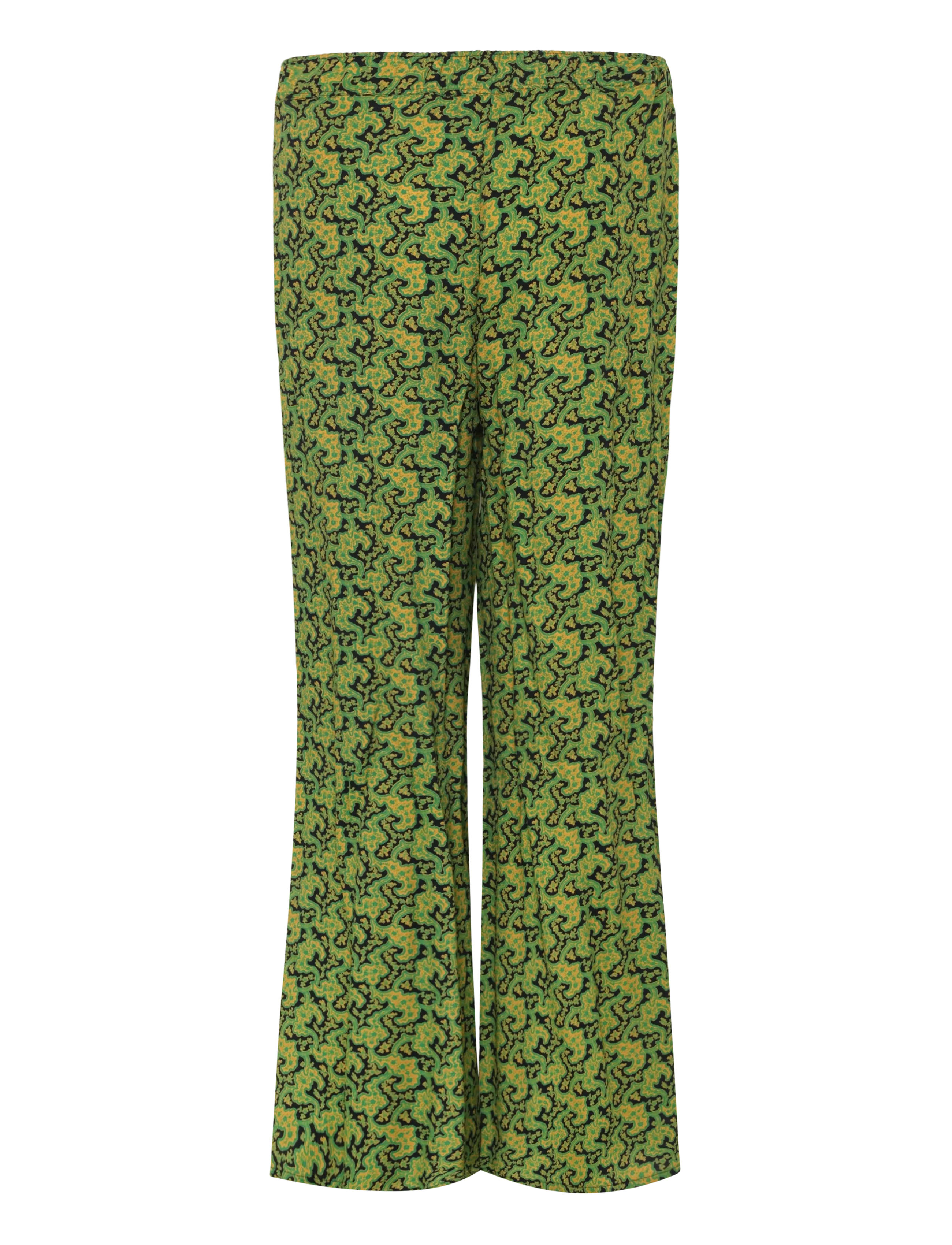RODEBJER - Rodebjer Ezra Viscose Prt - hosen mit weitem bein - branches paisley green - 2