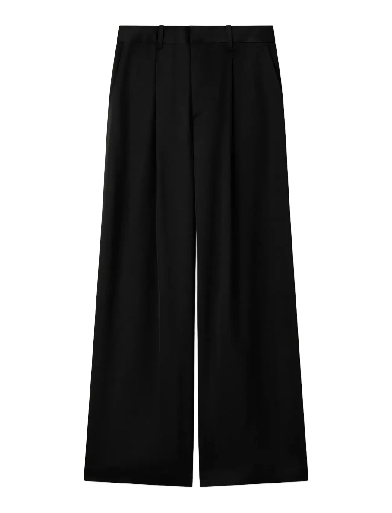 RODEBJER - Rodebjer Lorna Shine - bukser med brede ben - black - 1