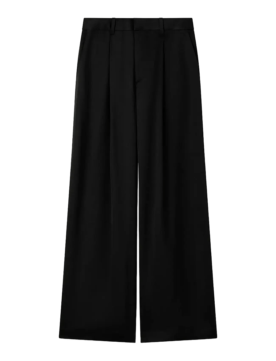 RODEBJER - Rodebjer Lorna Shine - bukser med brede ben - black - 1