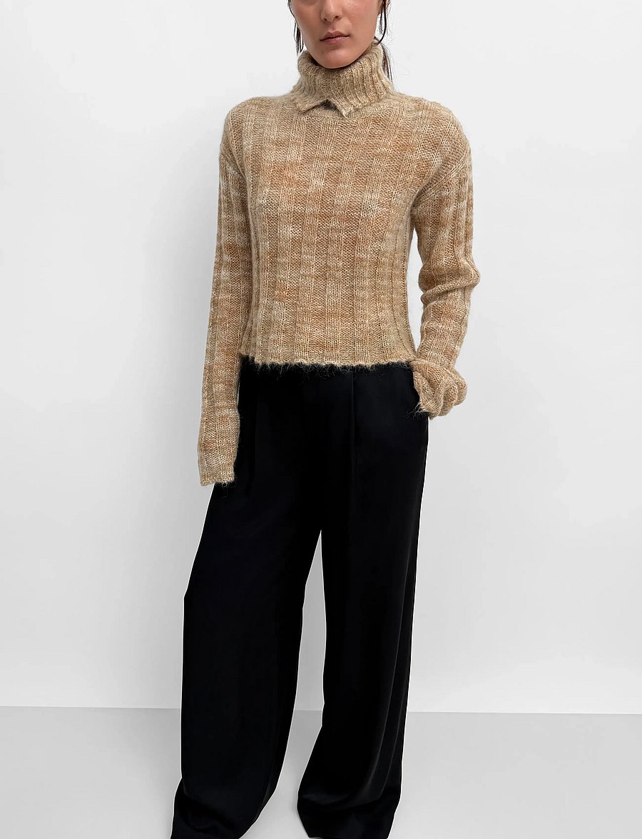 RODEBJER - Rodebjer Lorna Shine - bukser med brede ben - black - 0