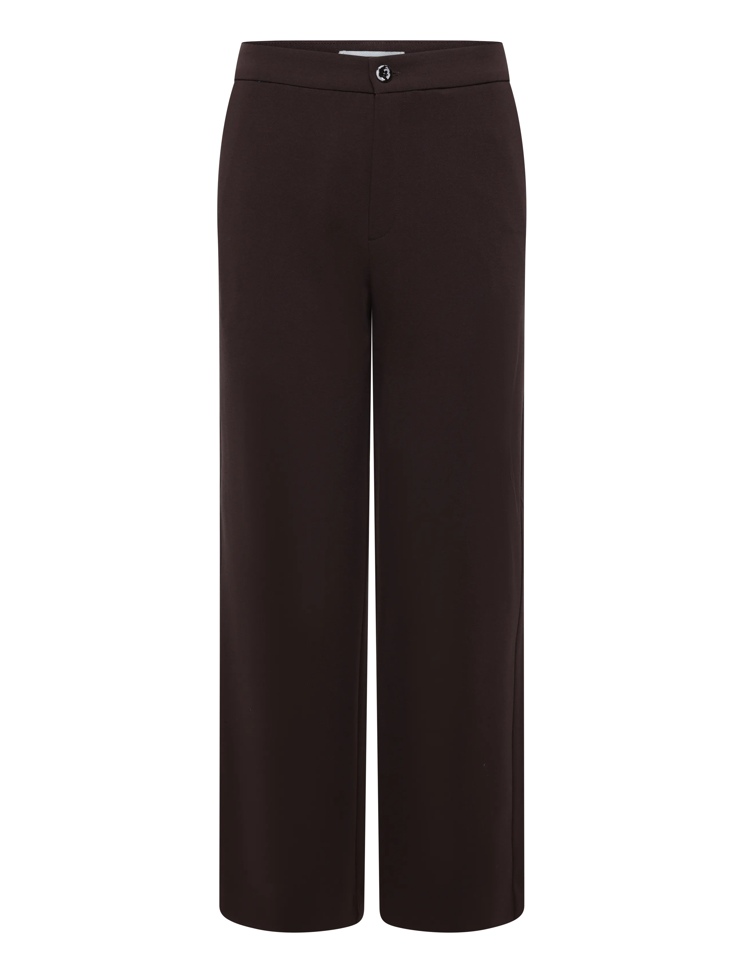 RODEBJER Rodebjer Aniara Crepe - Wide leg trousers - DARK COFFEE / brown