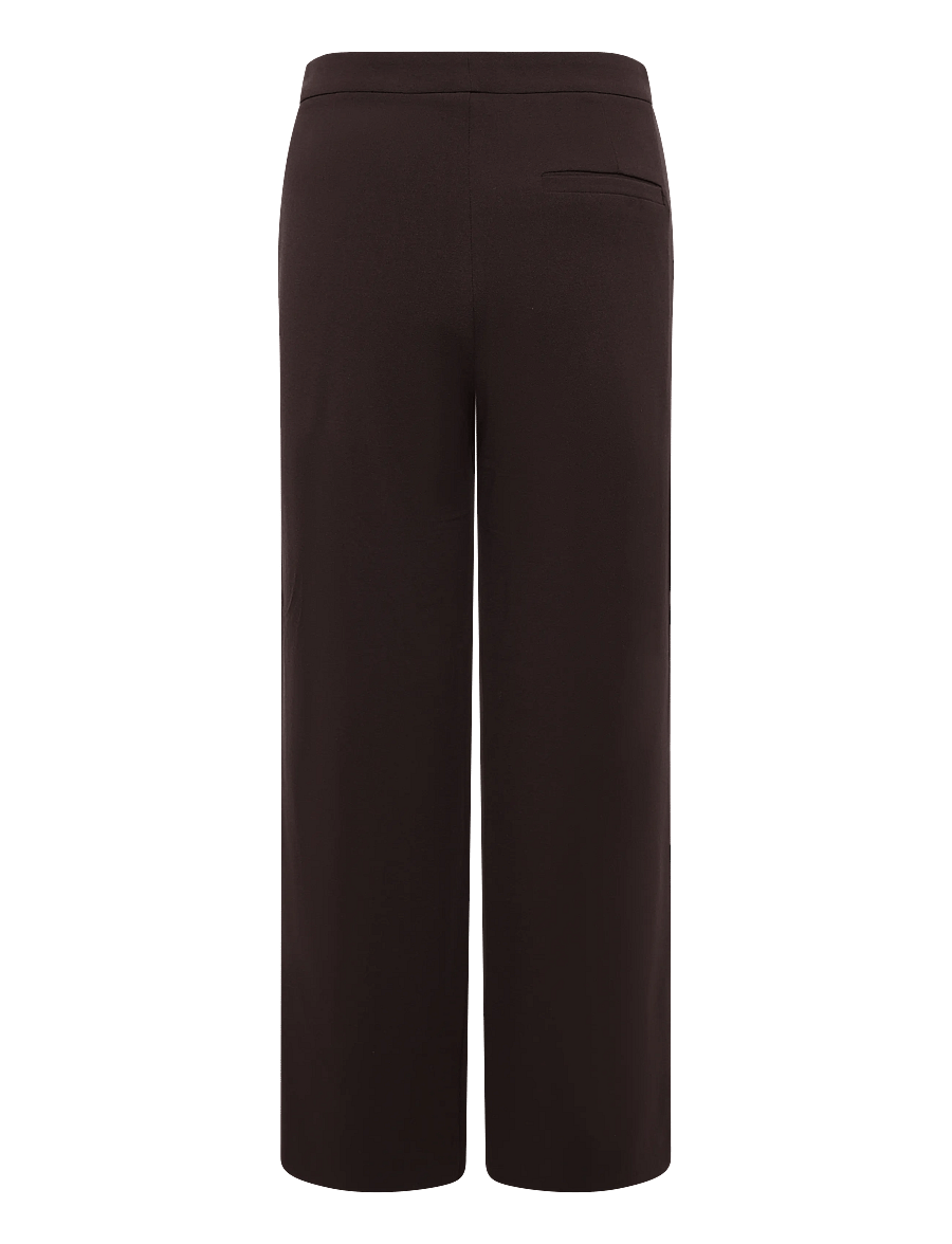 RODEBJER - Rodebjer Aniara Crepe - buxur með víðum skálmum - dark coffee - 2