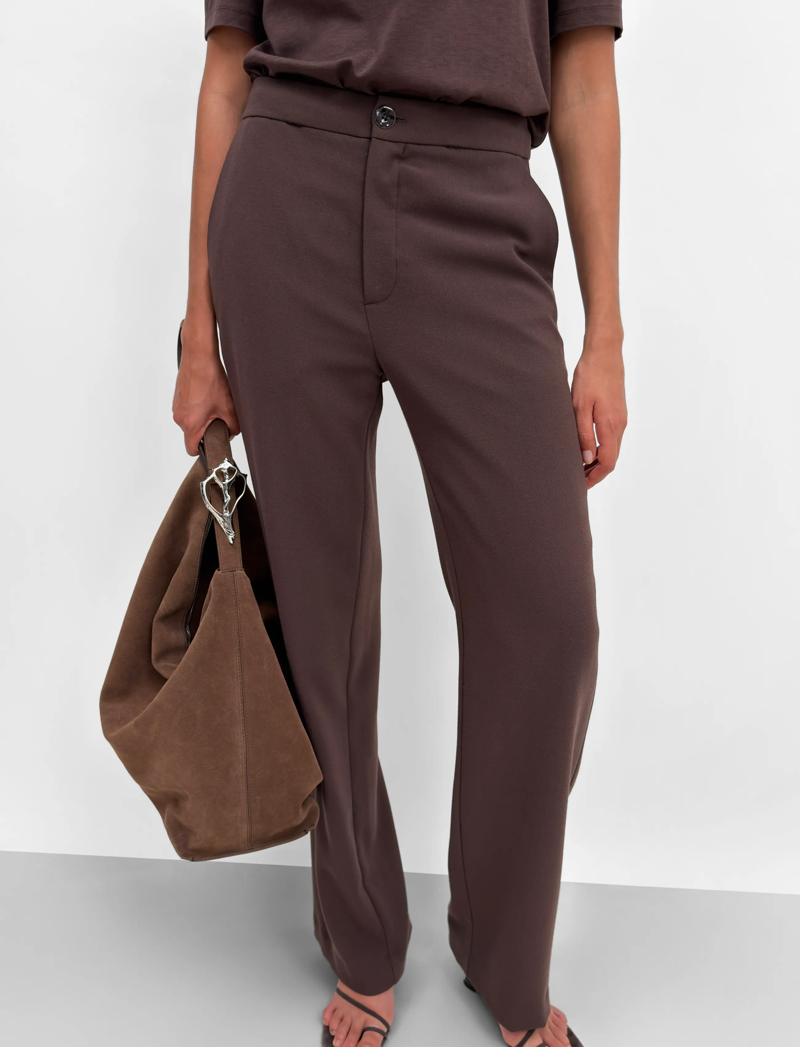 RODEBJER Rodebjer Aniara Crepe - Rodebjer - DARK COFFEE / brown