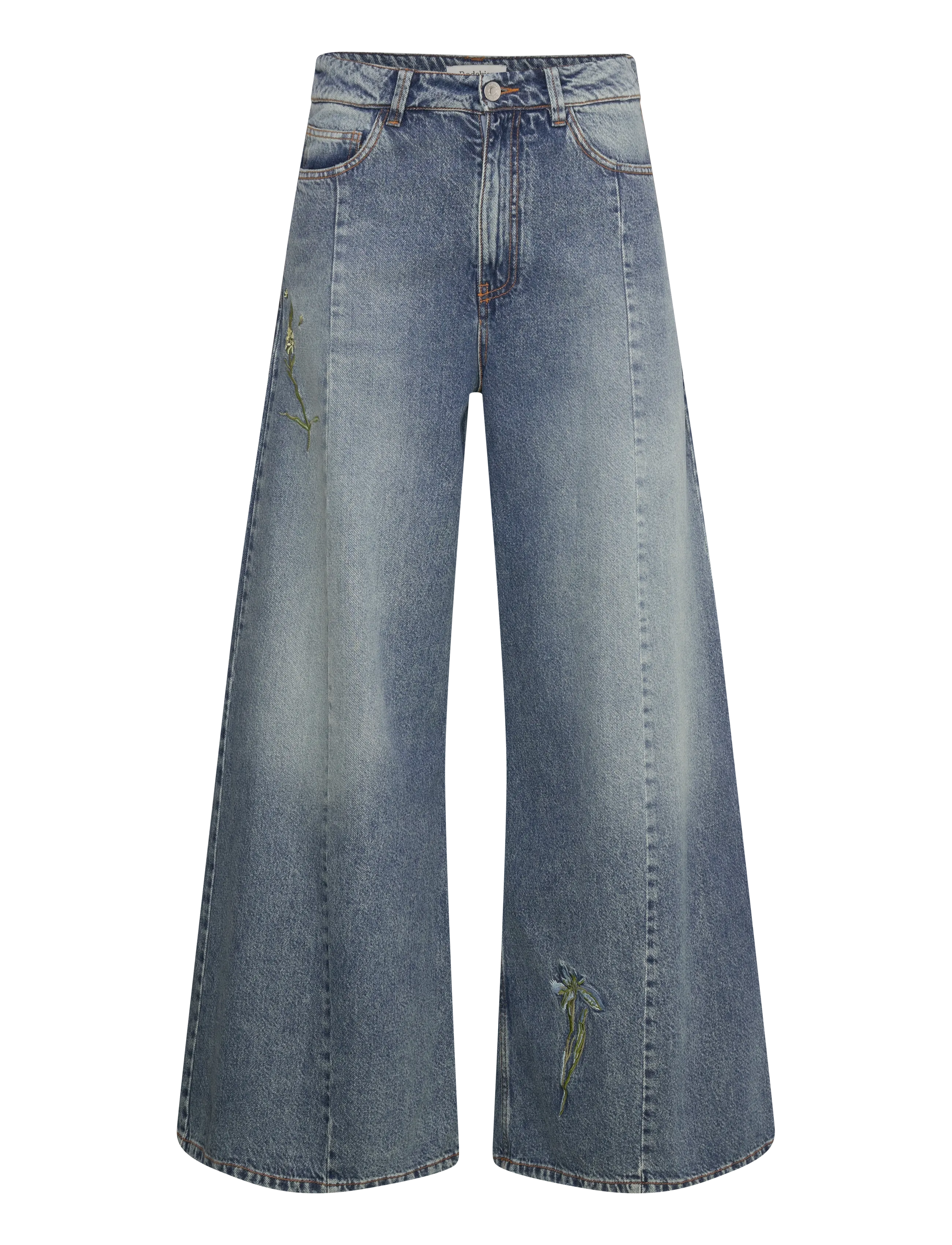 RODEBJER Rodebjer Maja Embroidery Blau - S - Damen