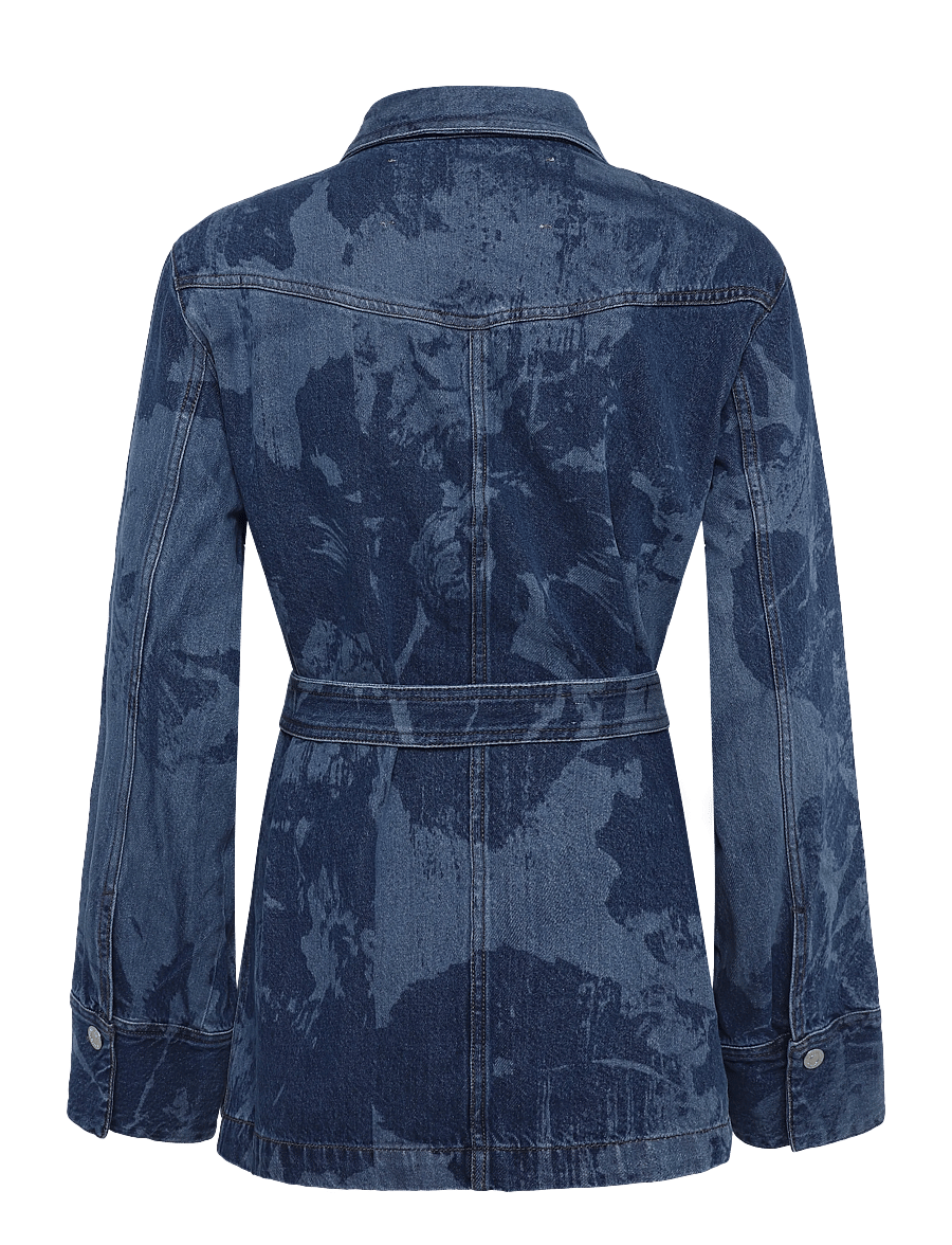 RODEBJER - RODEBJER PICO DENIM FLOWER - frühlingsjacken - indigo - 2