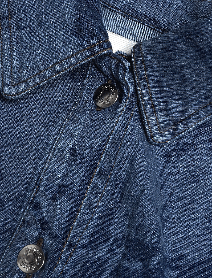 RODEBJER - RODEBJER PICO DENIM FLOWER - frühlingsjacken - indigo - 5