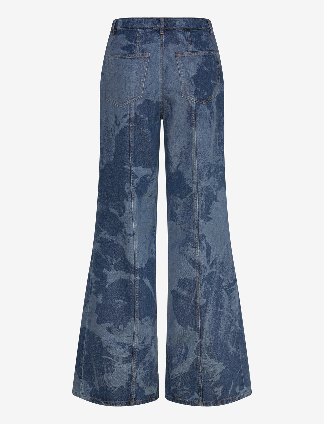 RODEBJER - Rodebjer Wiona Denim Flower - flared jeans - indigo - 1