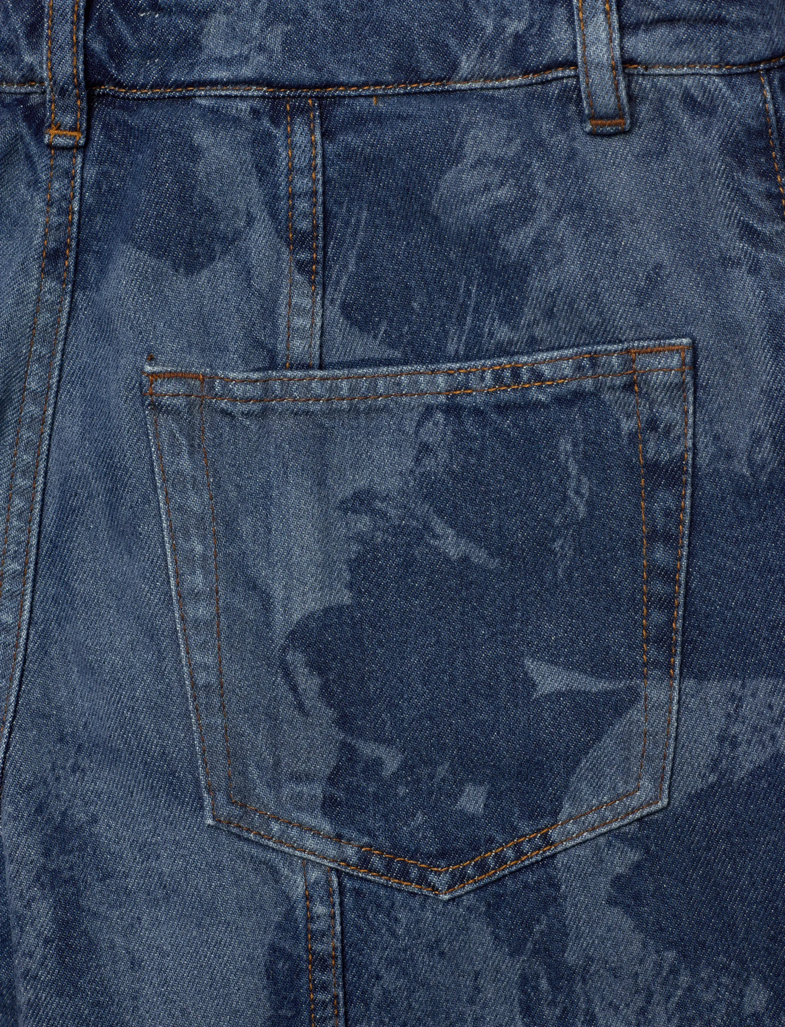 RODEBJER - Rodebjer Wiona Denim Flower - flared jeans - indigo - 4