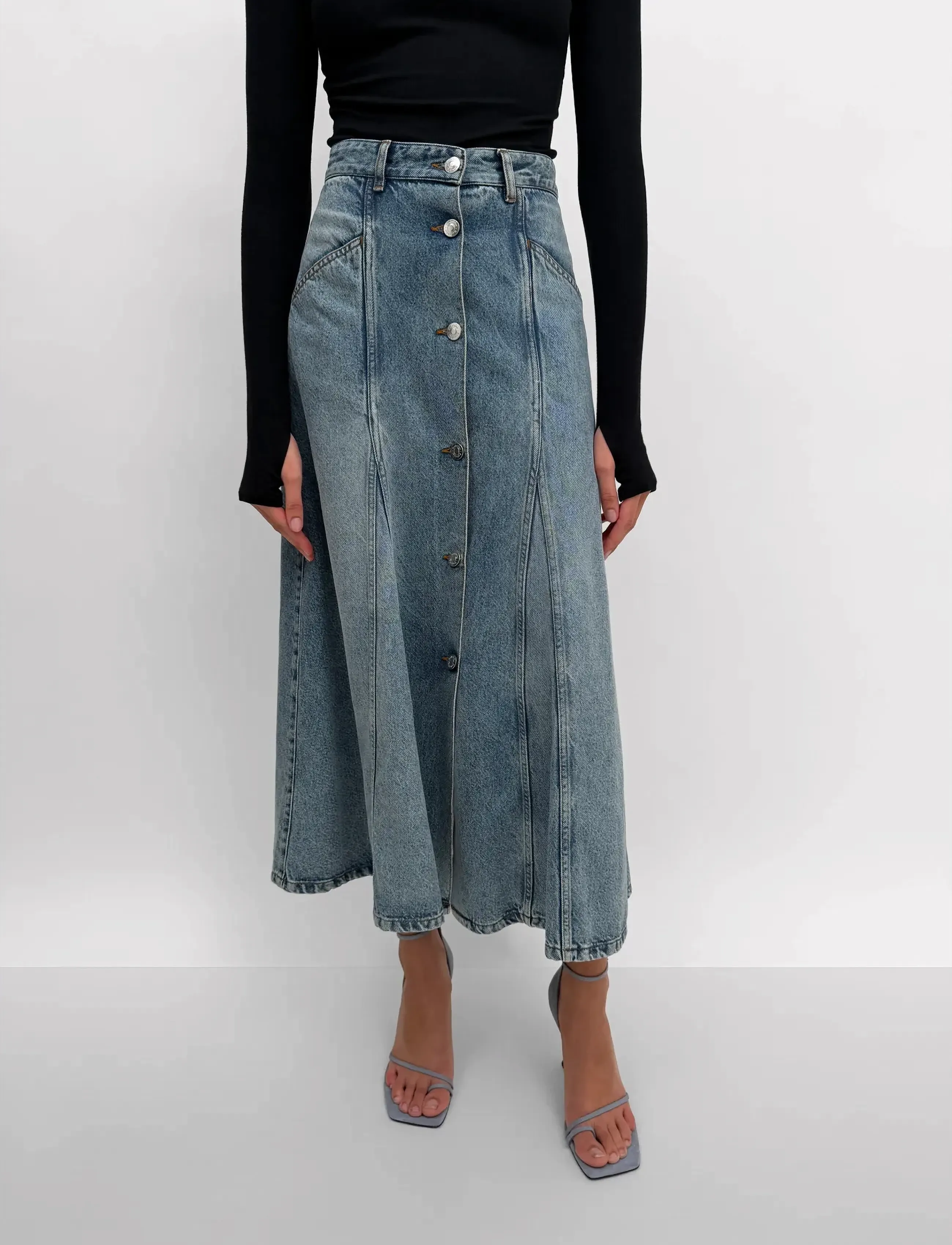 RODEBJER Rodebjer London Wash - Maxi skirts - INDIGO / blue
