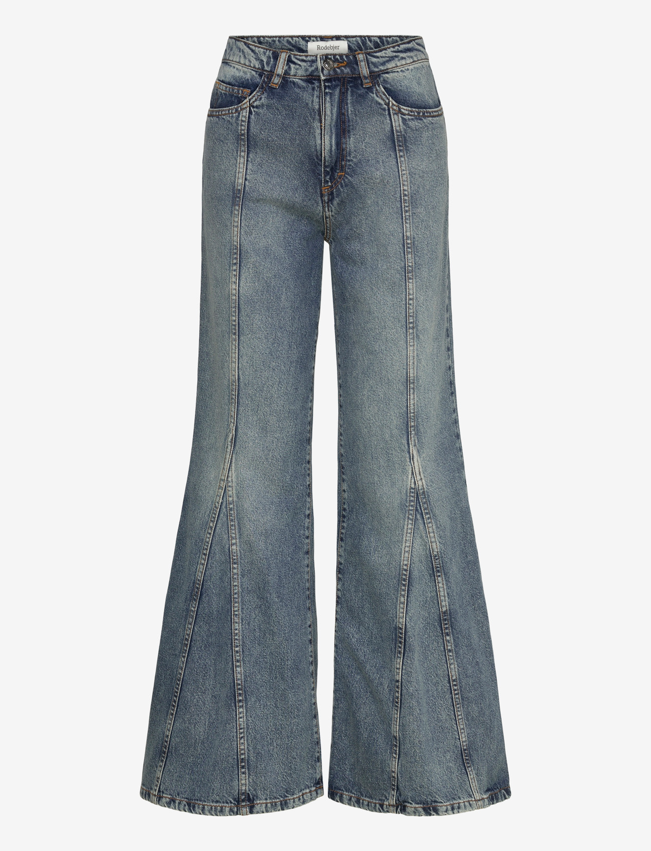 RODEBJER - Rodebjer Wiona Wash - flared jeans - indigo - 0