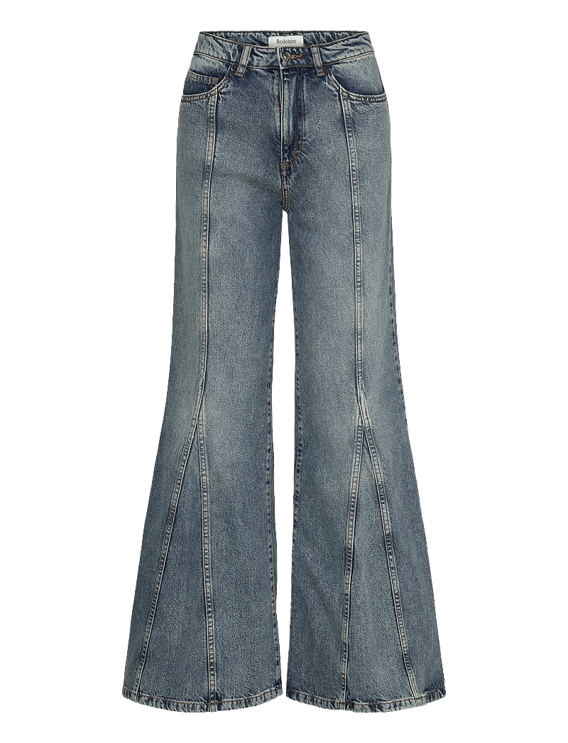 RODEBJER - Rodebjer Wiona Wash - flared jeans - indigo - 0