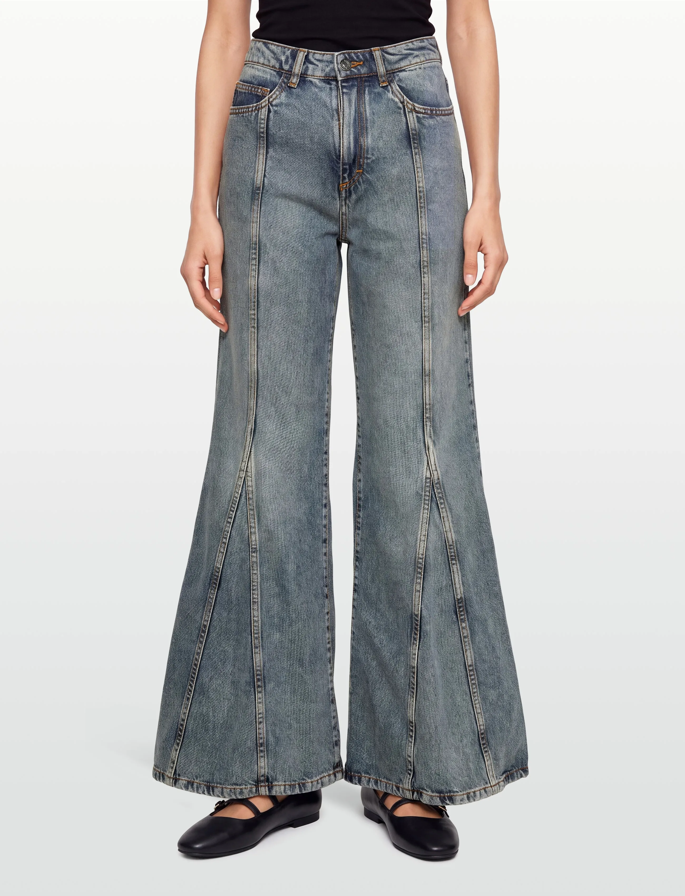 RODEBJER - RODEBJER WIONA WASH - flared jeans - indigo - 3