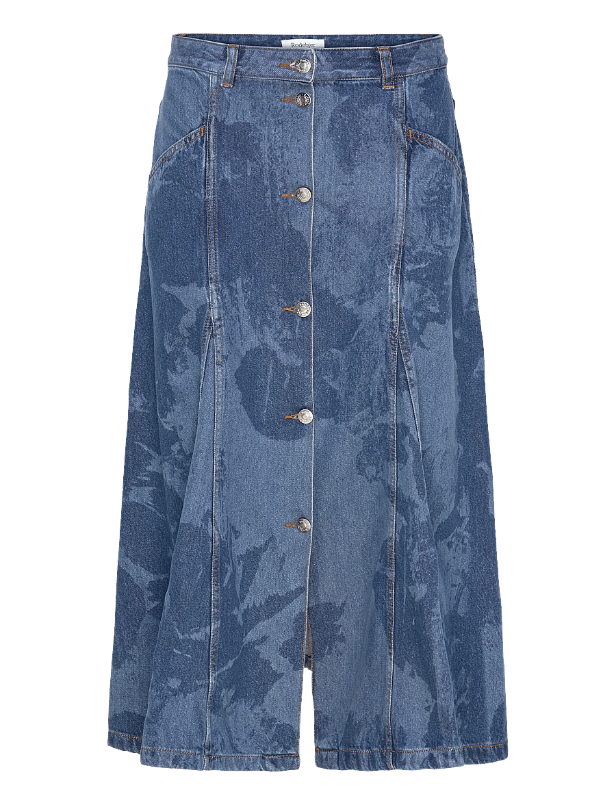 RODEBJER - Rodebjer London Denim Flower - teksaseelikud - indigo - 1