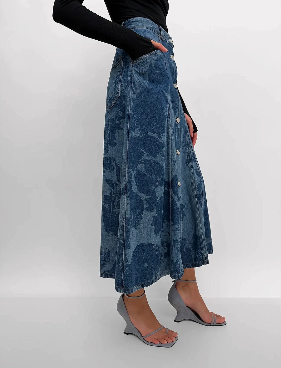 RODEBJER - Rodebjer London Denim Flower - teksaseelikud - indigo - 3
