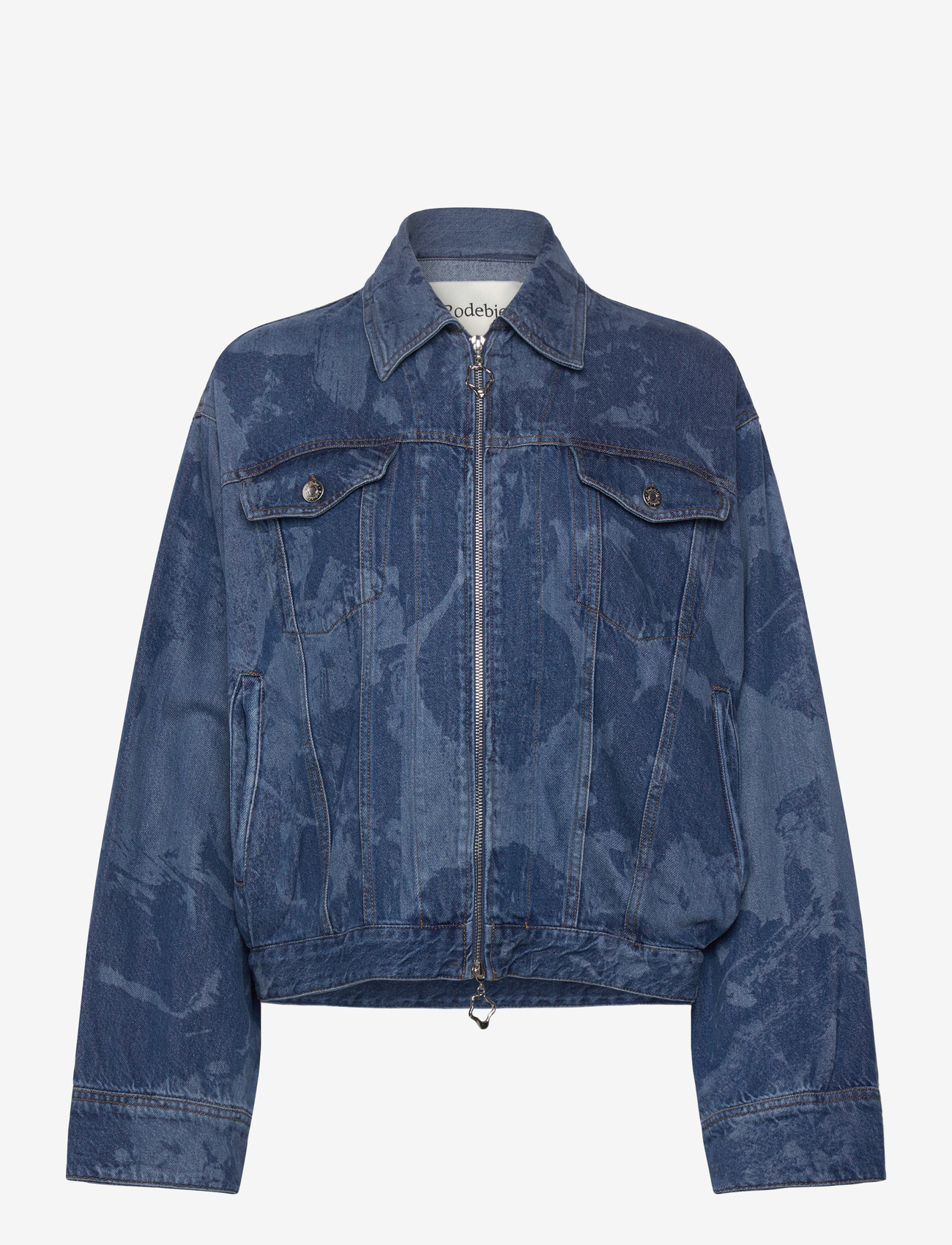 RODEBJER - Rodebjer Pisa Denim Flower - frühlingsjacken - indigo - 1