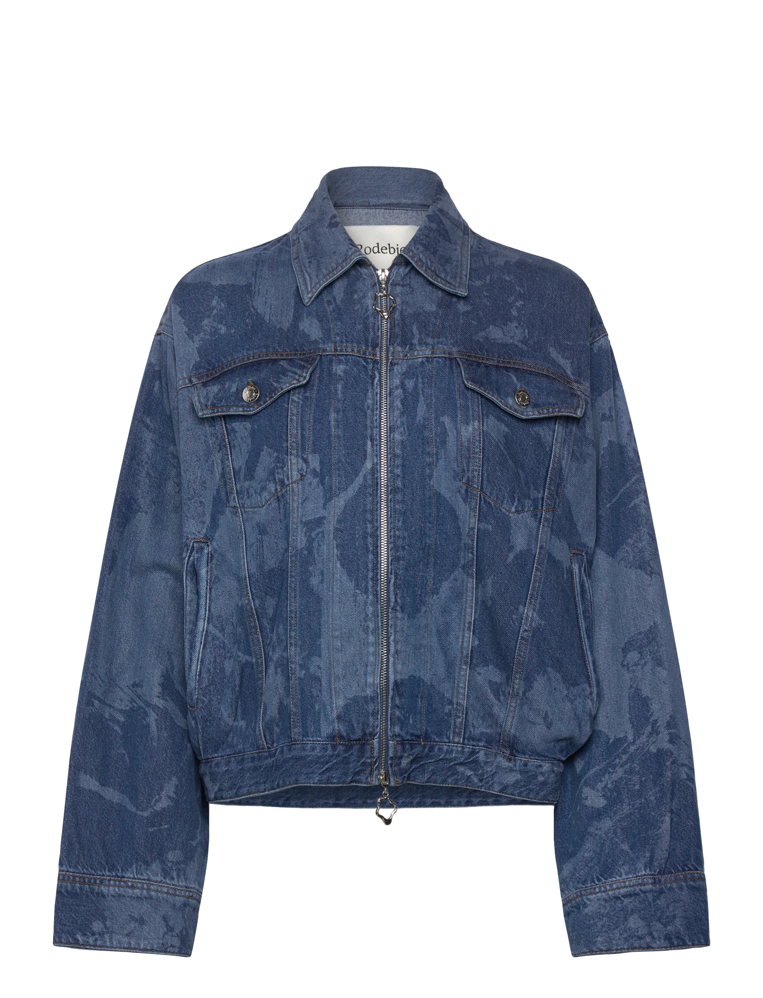 RODEBJER Rodebjer Pisa Denim Flower - Rodebjer - INDIGO / blue