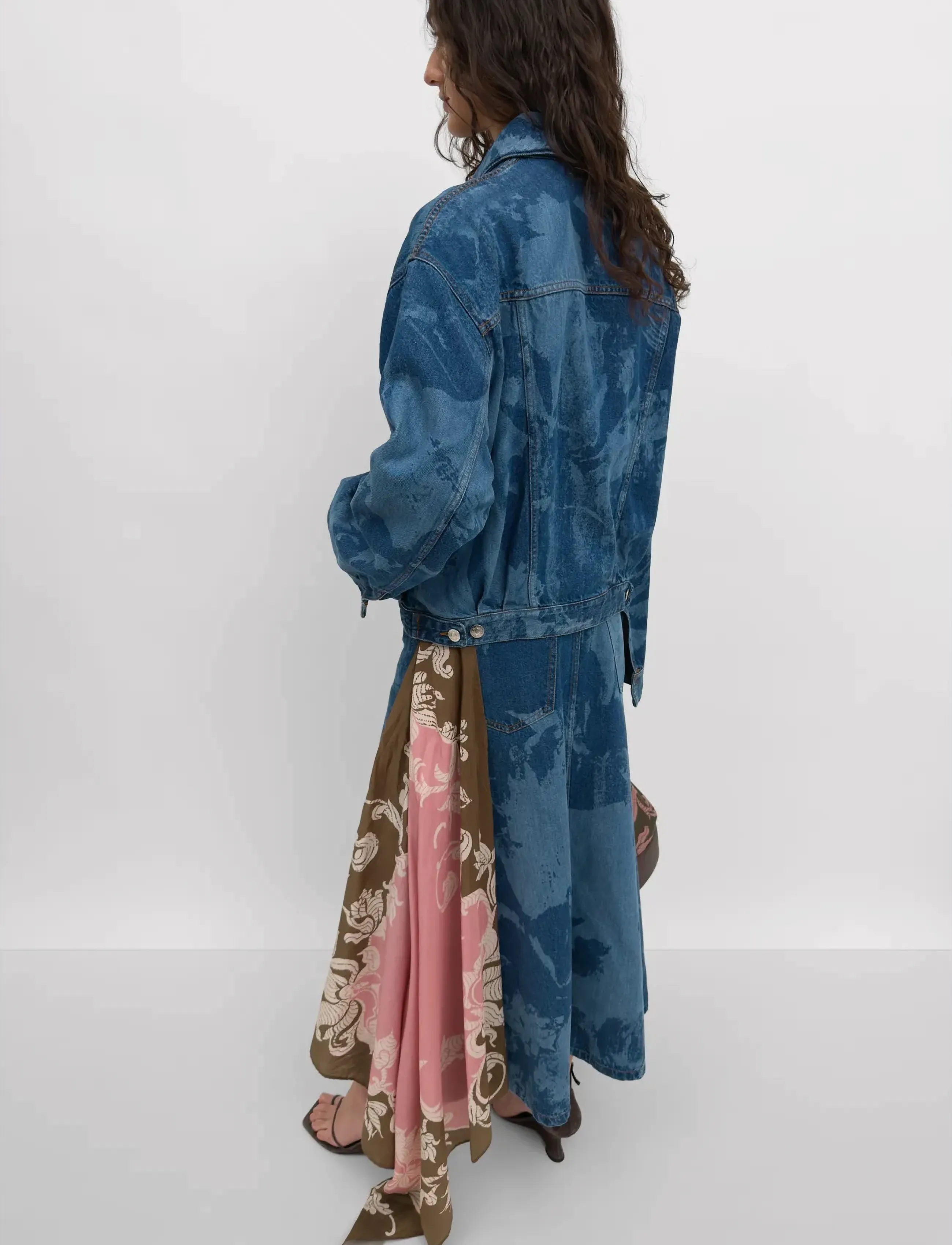 RODEBJER - Rodebjer Pisa Denim Flower - forårsjakker - indigo - 4