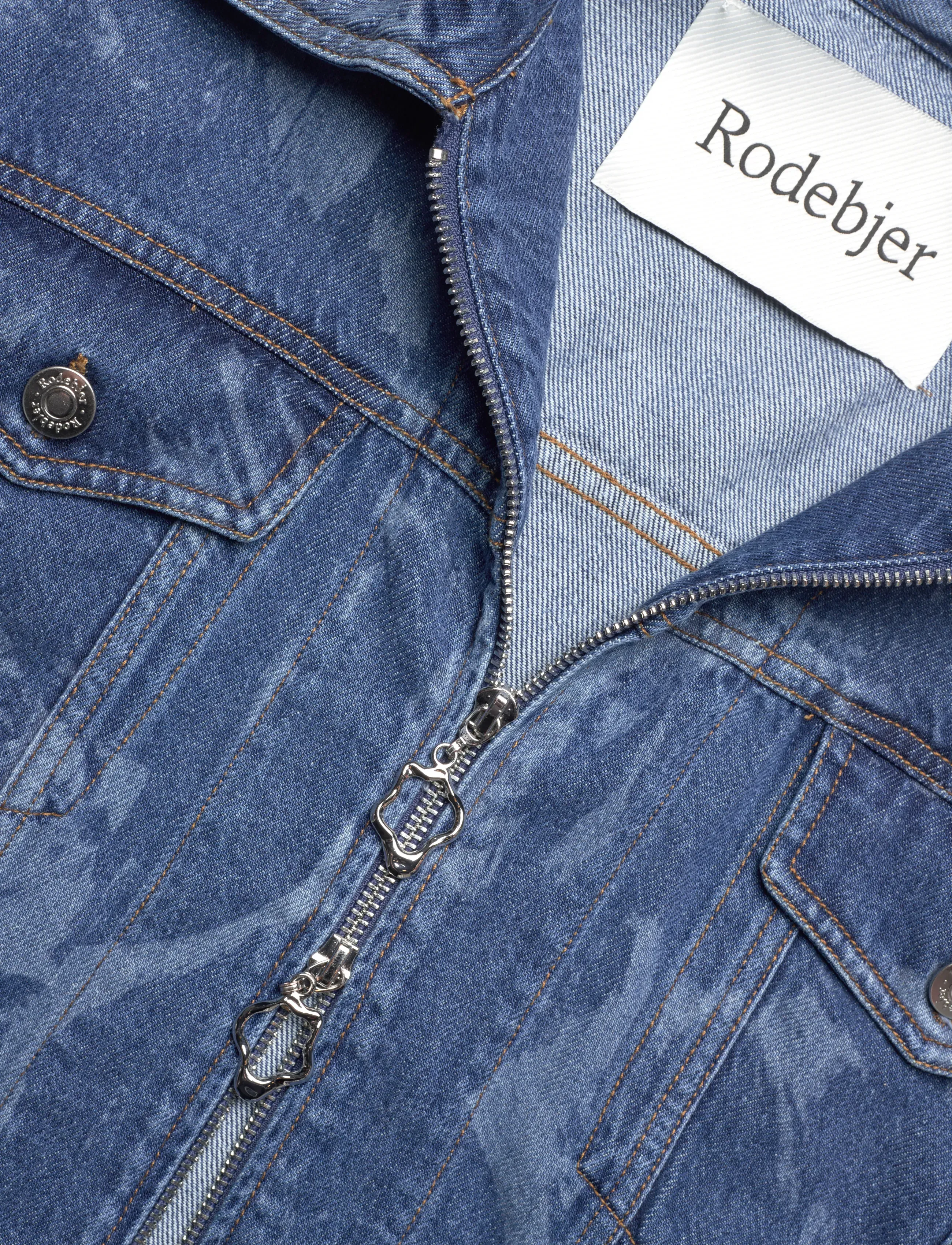RODEBJER - Rodebjer Pisa Denim Flower - forårsjakker - indigo - 5