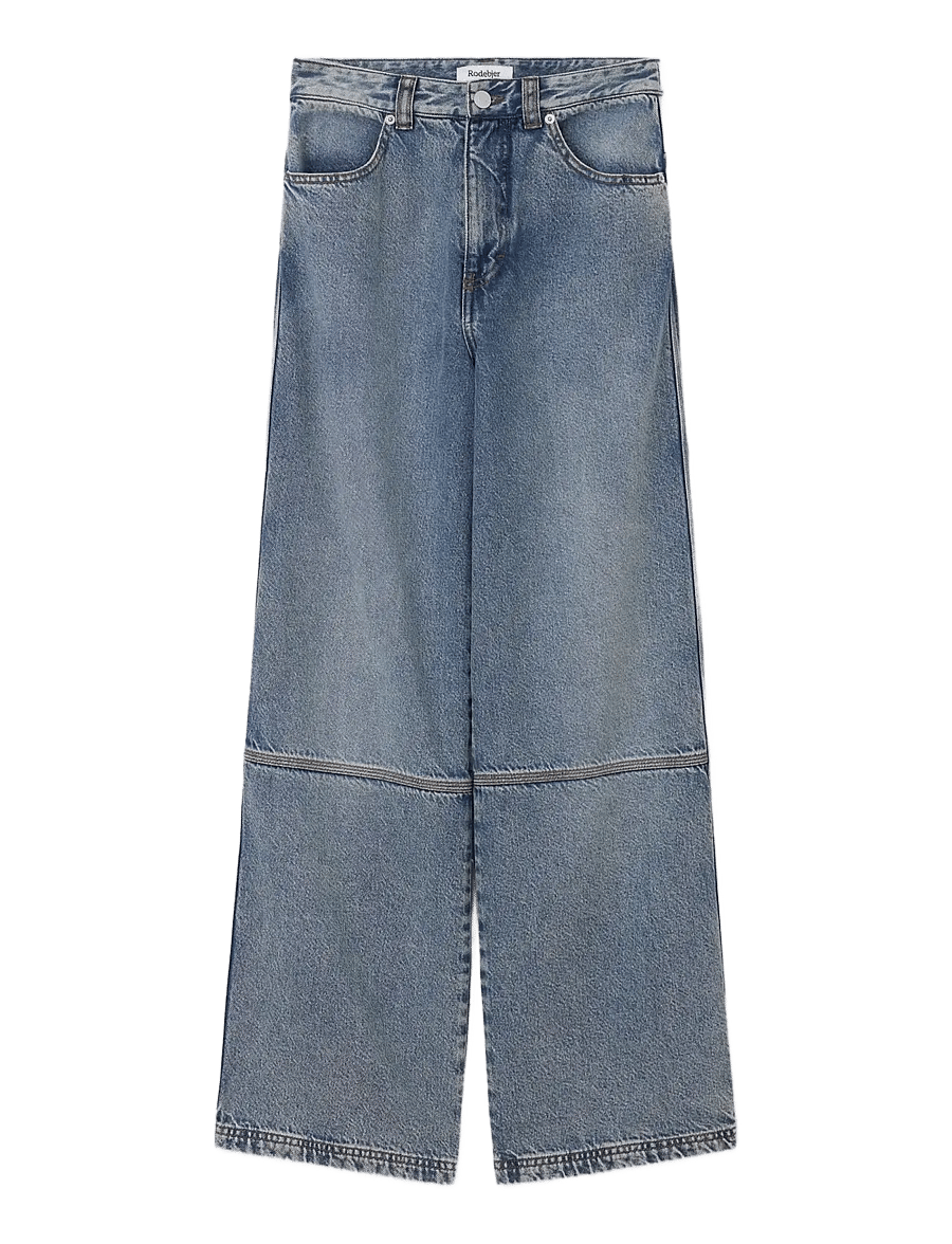 RODEBJER - Rodebjer Eileen Wash - hosen mit weitem bein - indigo - 1