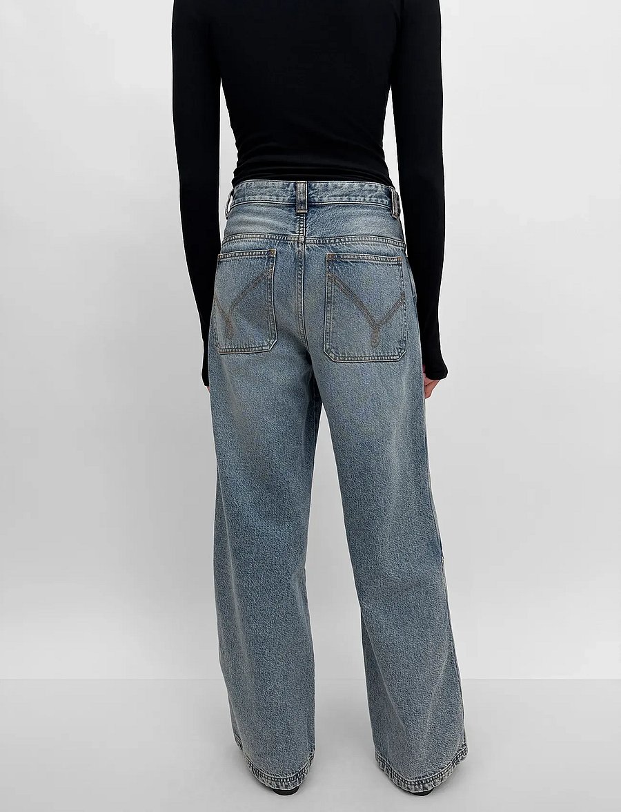 RODEBJER - Rodebjer Eileen Wash - hosen mit weitem bein - indigo - 2