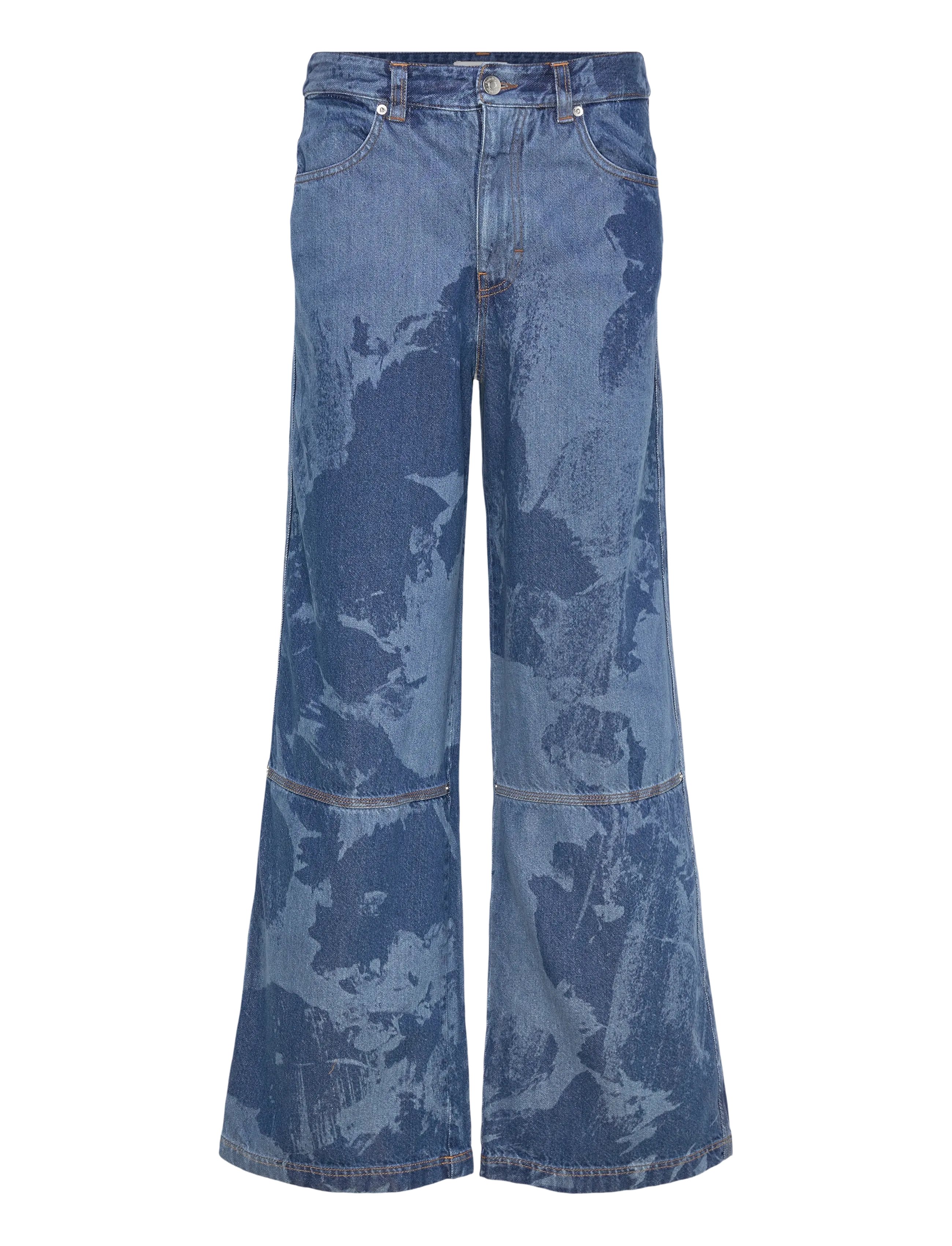 RODEBJER Rodebjer Eileen Denim Flower Blau - XL - Damen