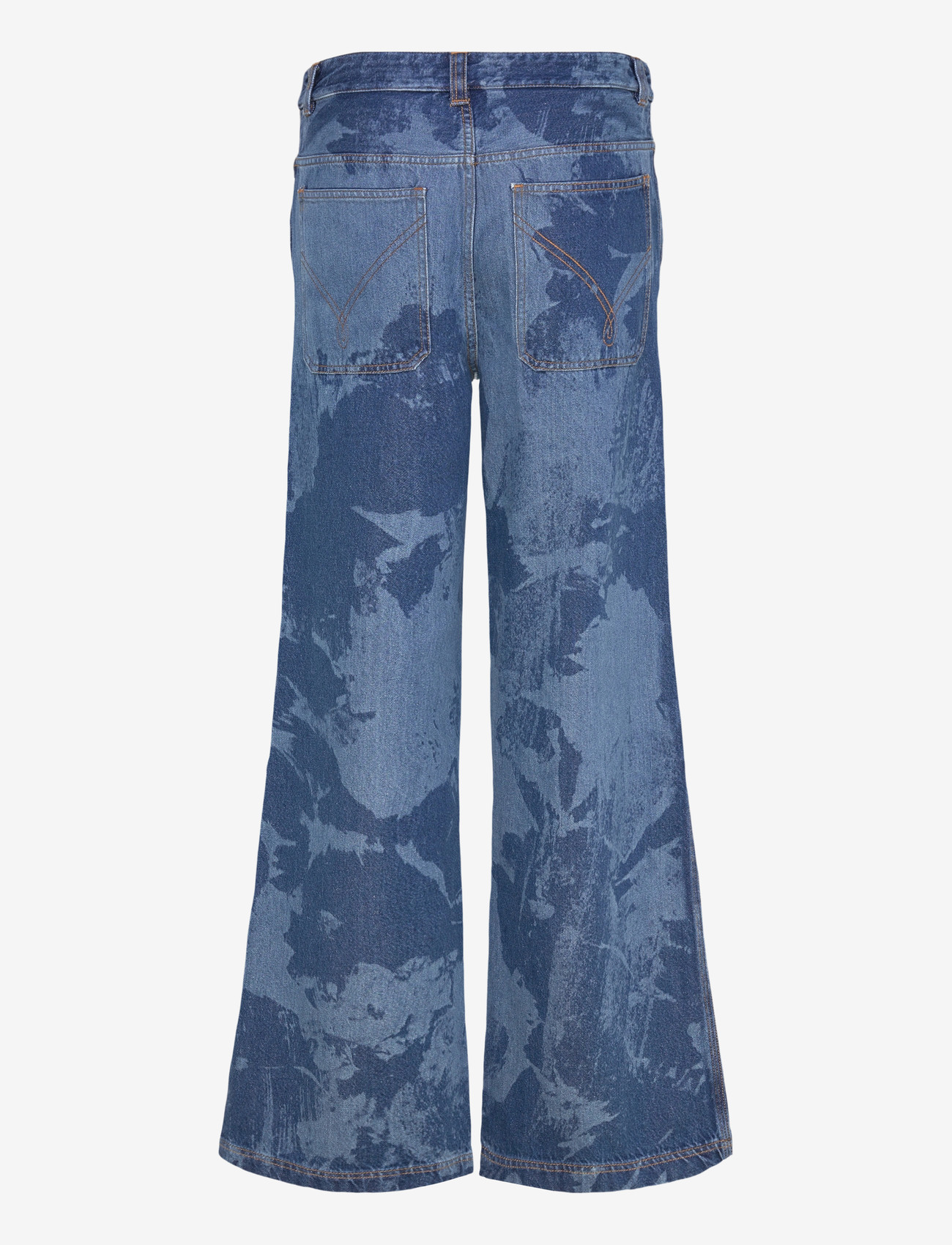 RODEBJER - Rodebjer Eileen Denim Flower - brede jeans - indigo - 2