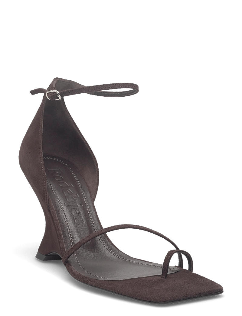 RODEBJER - Rodebjer Samba Sandal - heeled sandals - dark brown - 0
