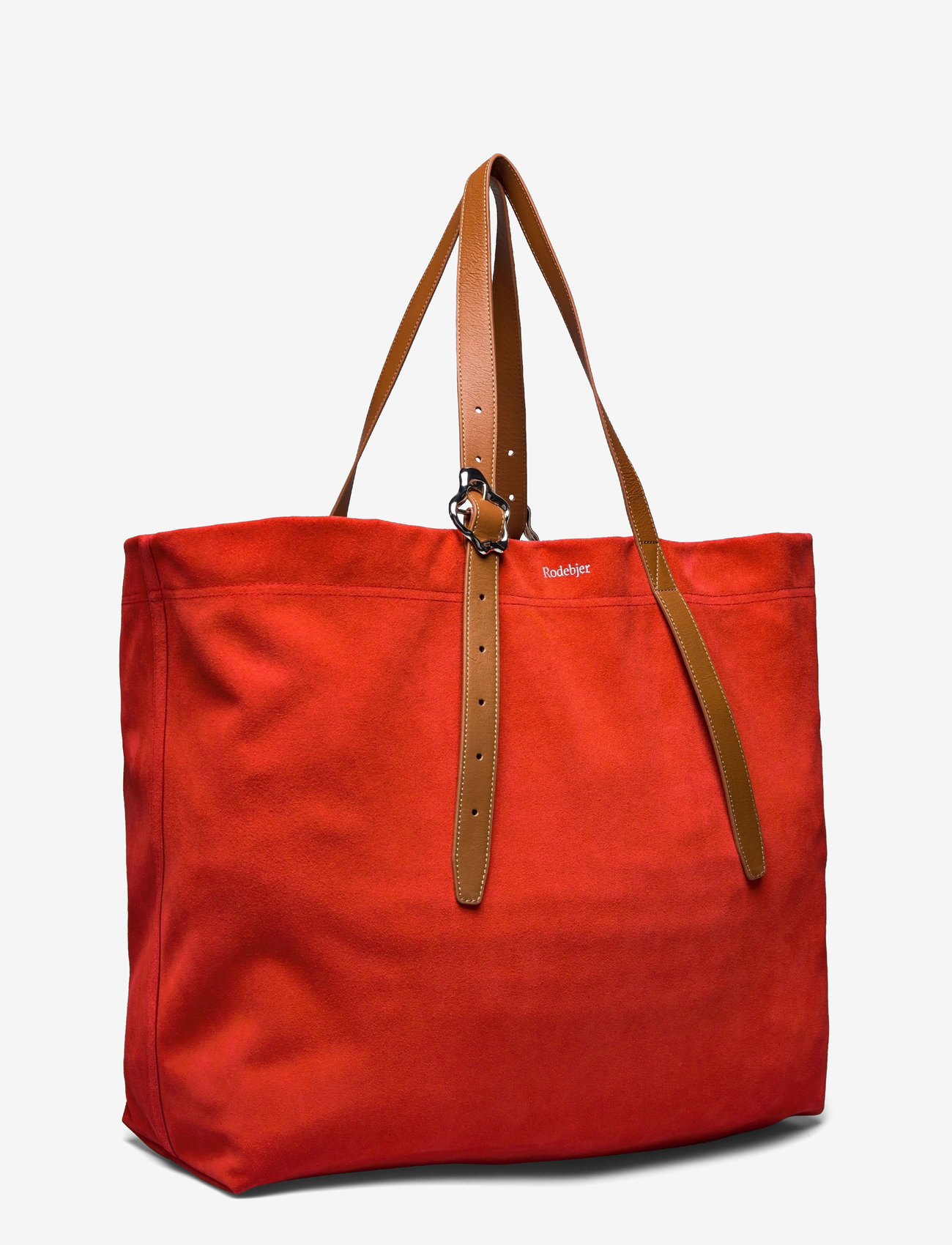 RODEBJER - Rodebjer Coral XXL Suede Tote - shoppere - tangerine - 2