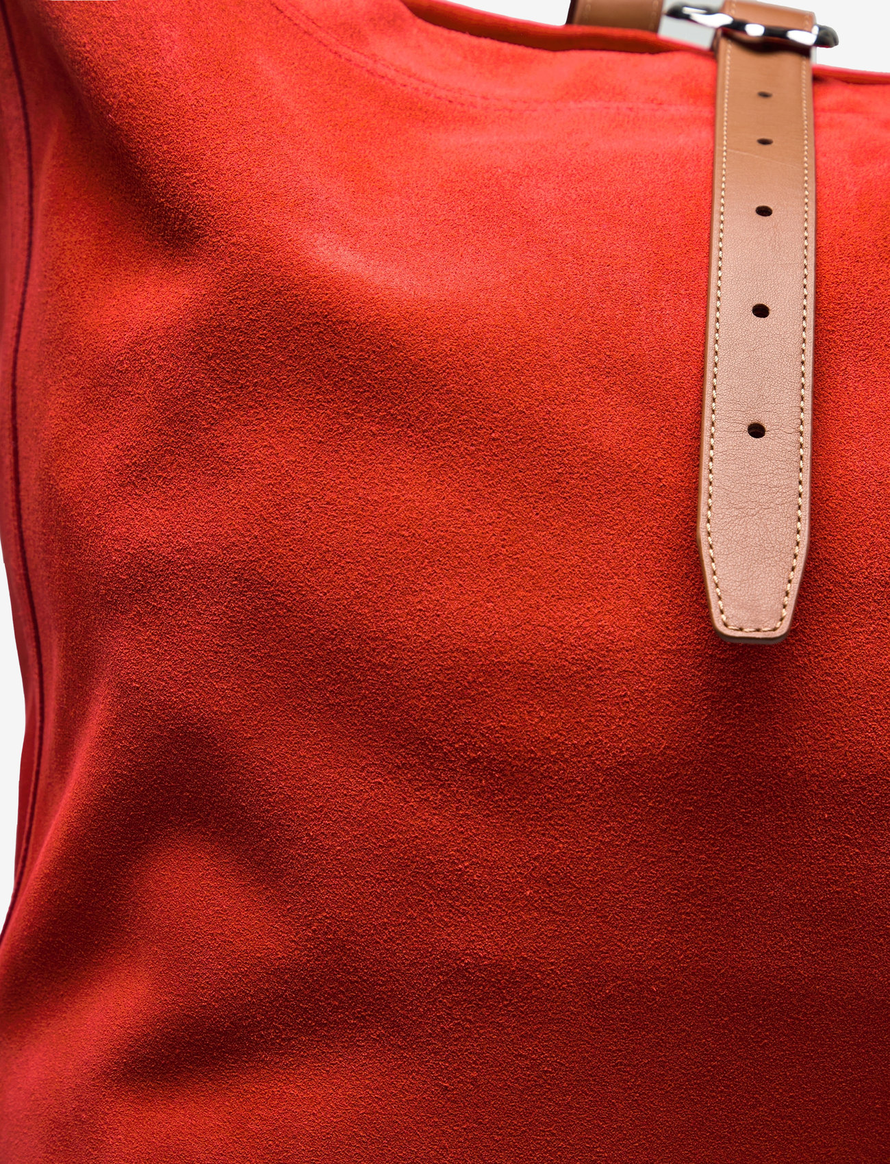 RODEBJER - Rodebjer Coral XXL Suede Tote - shoppere - tangerine - 3