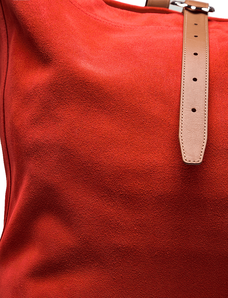RODEBJER - Rodebjer Coral XXL Suede Tote - shoppers - tangerine - 3