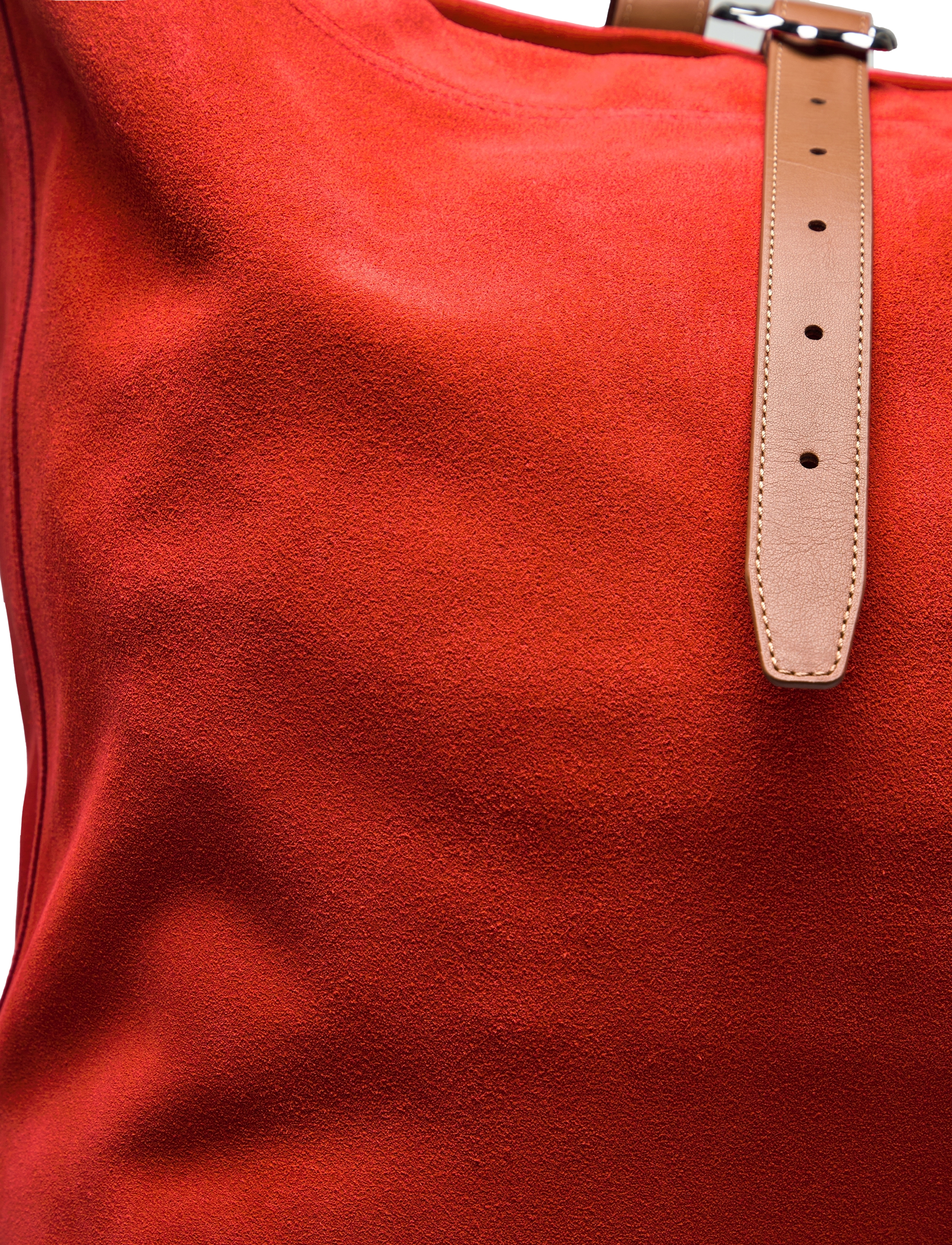 RODEBJER - Rodebjer Coral XXL Suede Tote - shoppingväskor - tangerine - 3