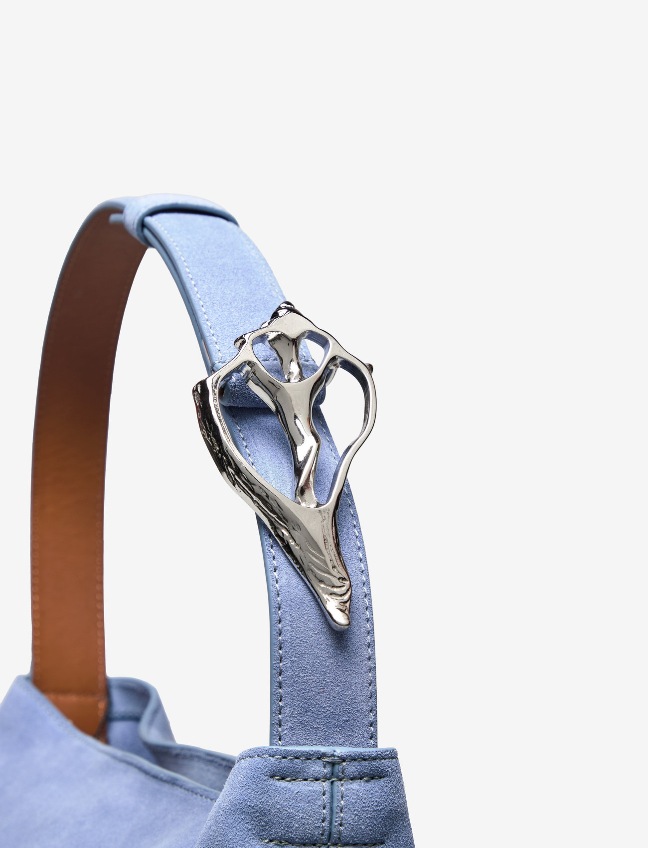 RODEBJER - Rodebjer Shell Sack Mini Suede - geburtstagsgeschenke - sky blue - 3