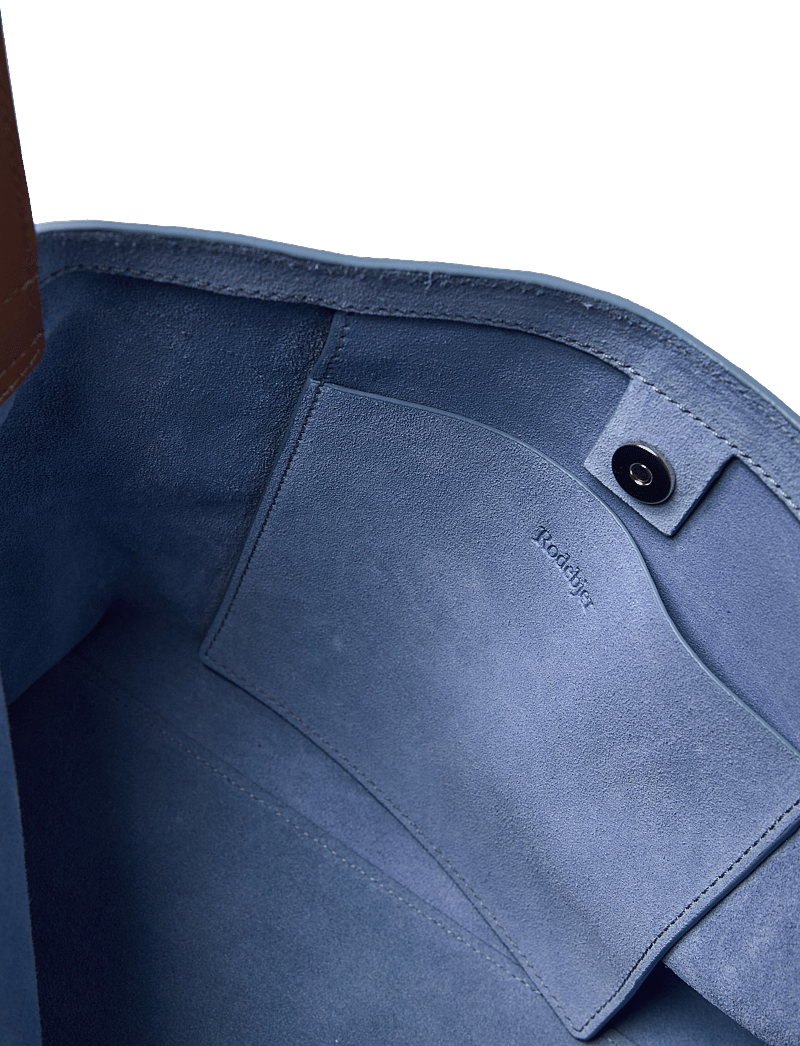 RODEBJER - Rodebjer Shell Sack Mini Suede - sky blue - 4