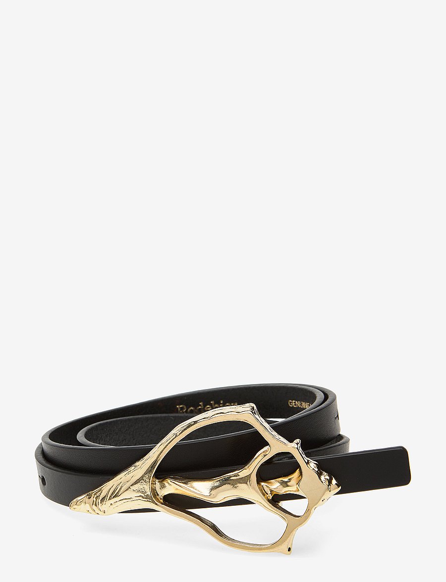 RODEBJER - RODEBJER SHELL - ledergürtel - black/gold - 0