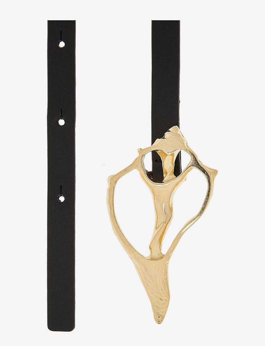 RODEBJER - RODEBJER SHELL - ledergürtel - black/gold - 1