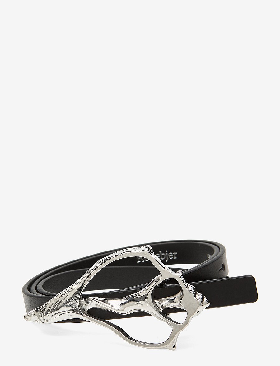 RODEBJER - RODEBJER SHELL - nahkrihmad - black/silver - 0