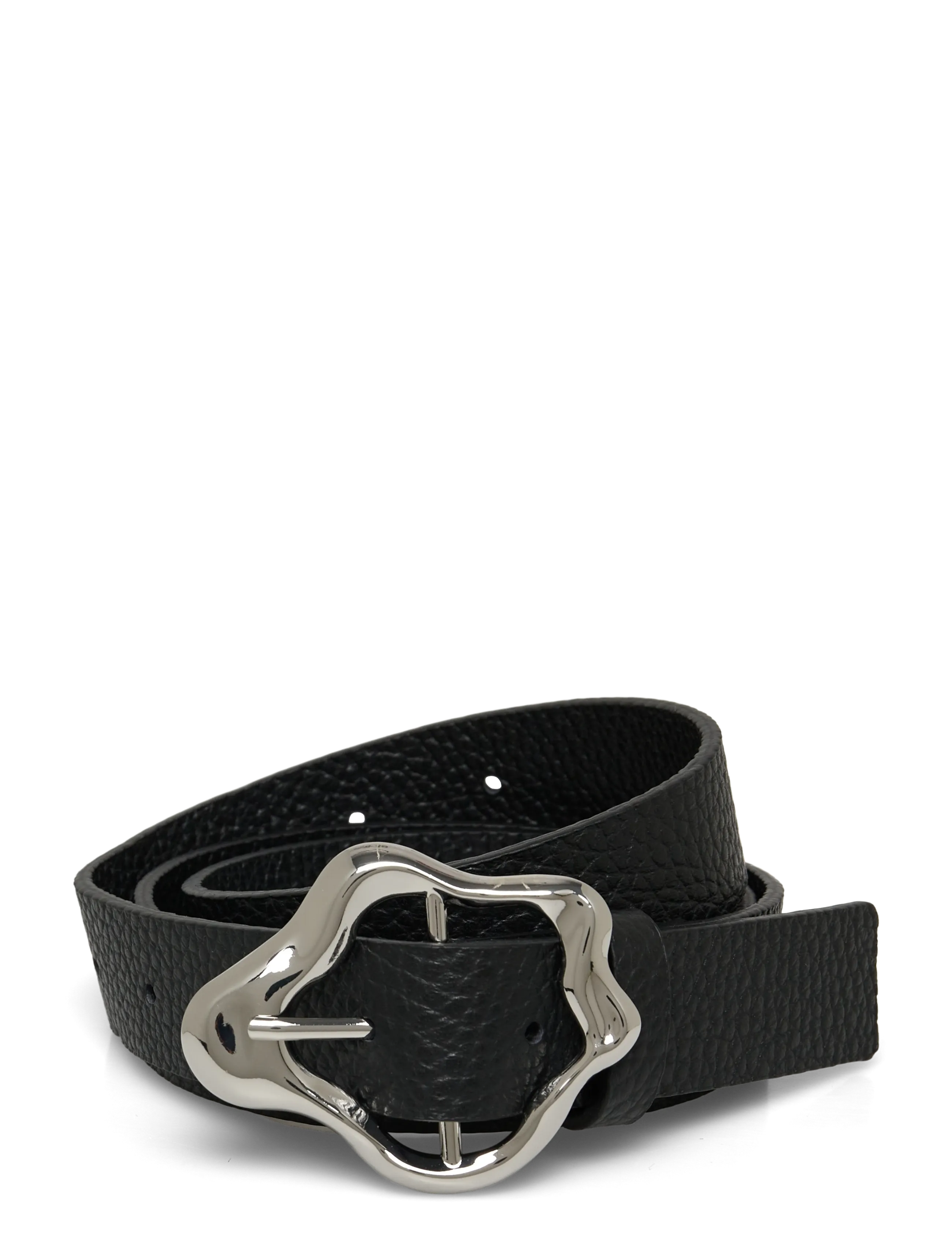 RODEBJER Rodebjer Coral Pebble Belt, XS/S, Black, Belts > Casual Belt, Dame