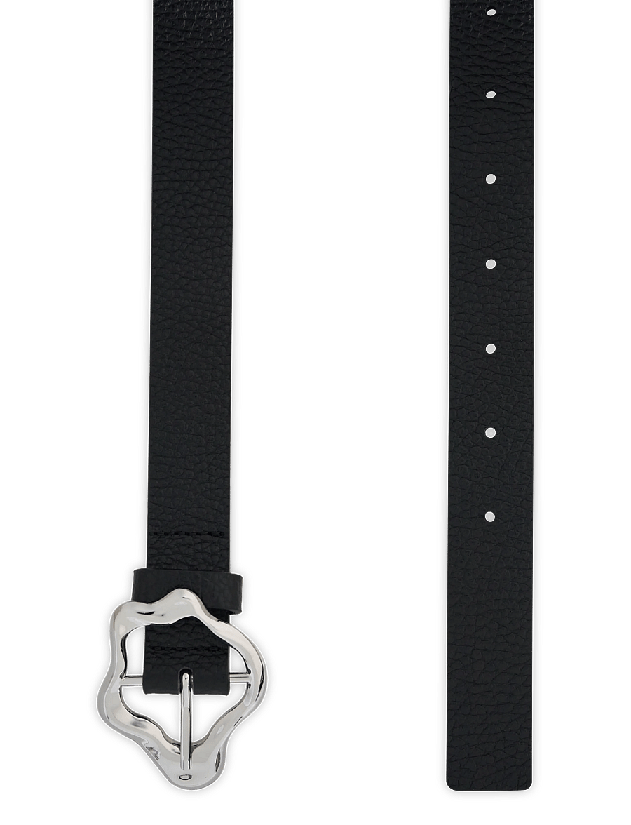 RODEBJER - Rodebjer Coral Pebble Belt - nahkrihmad - black - 1