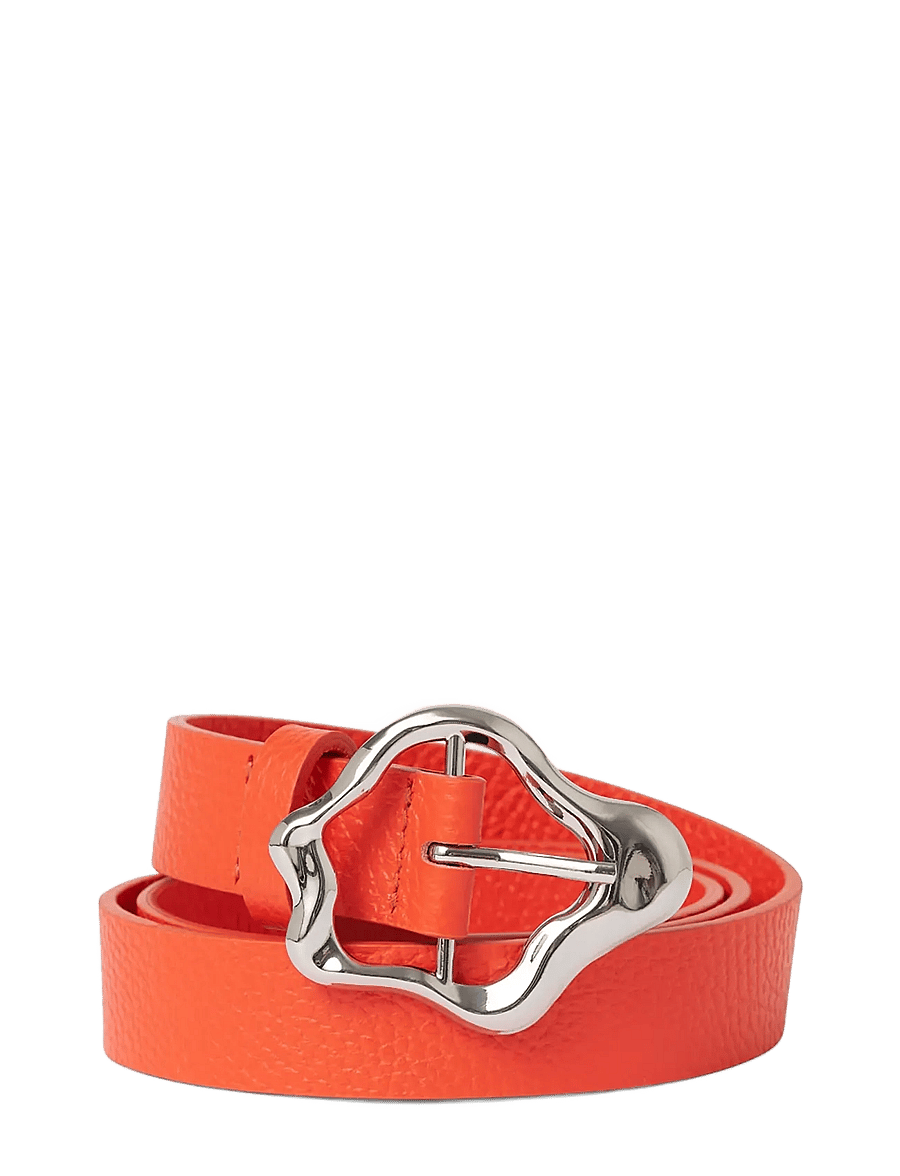 RODEBJER - Rodebjer Coral Pebble Belt - läderskärp - retro red - 0