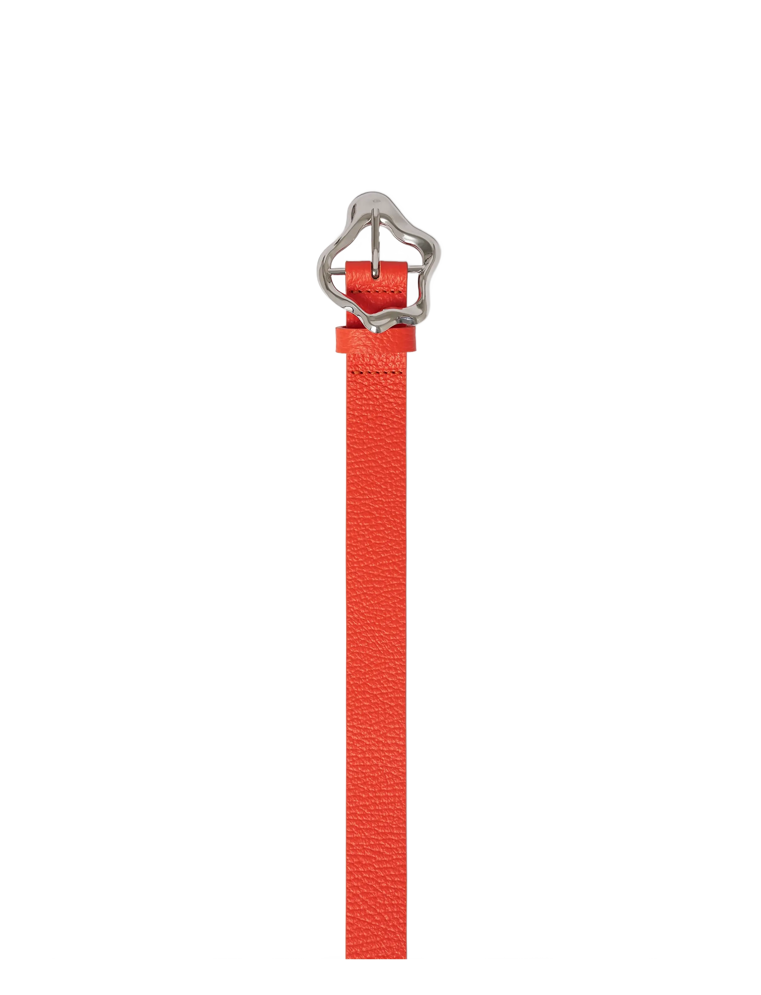 RODEBJER - Rodebjer Coral Pebble Belt - läderskärp - retro red - 1