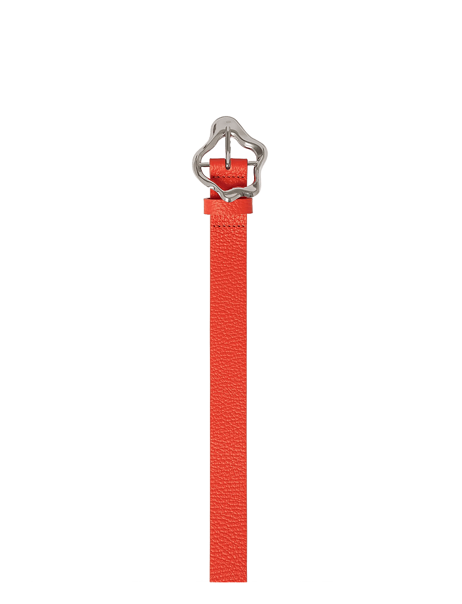 RODEBJER - Rodebjer Coral Pebble Belt - läderskärp - retro red - 1