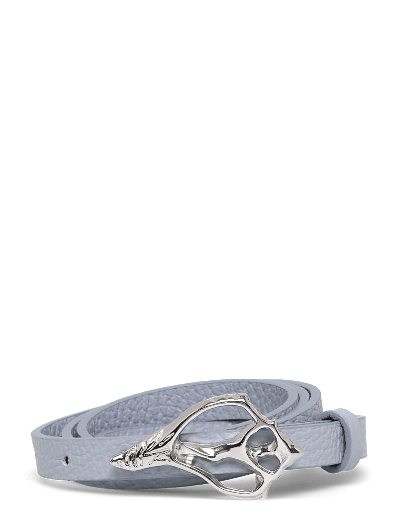 RODEBJER - Rodebjer Petit Shell Pebble Belt - läderskärp - light blue - 0