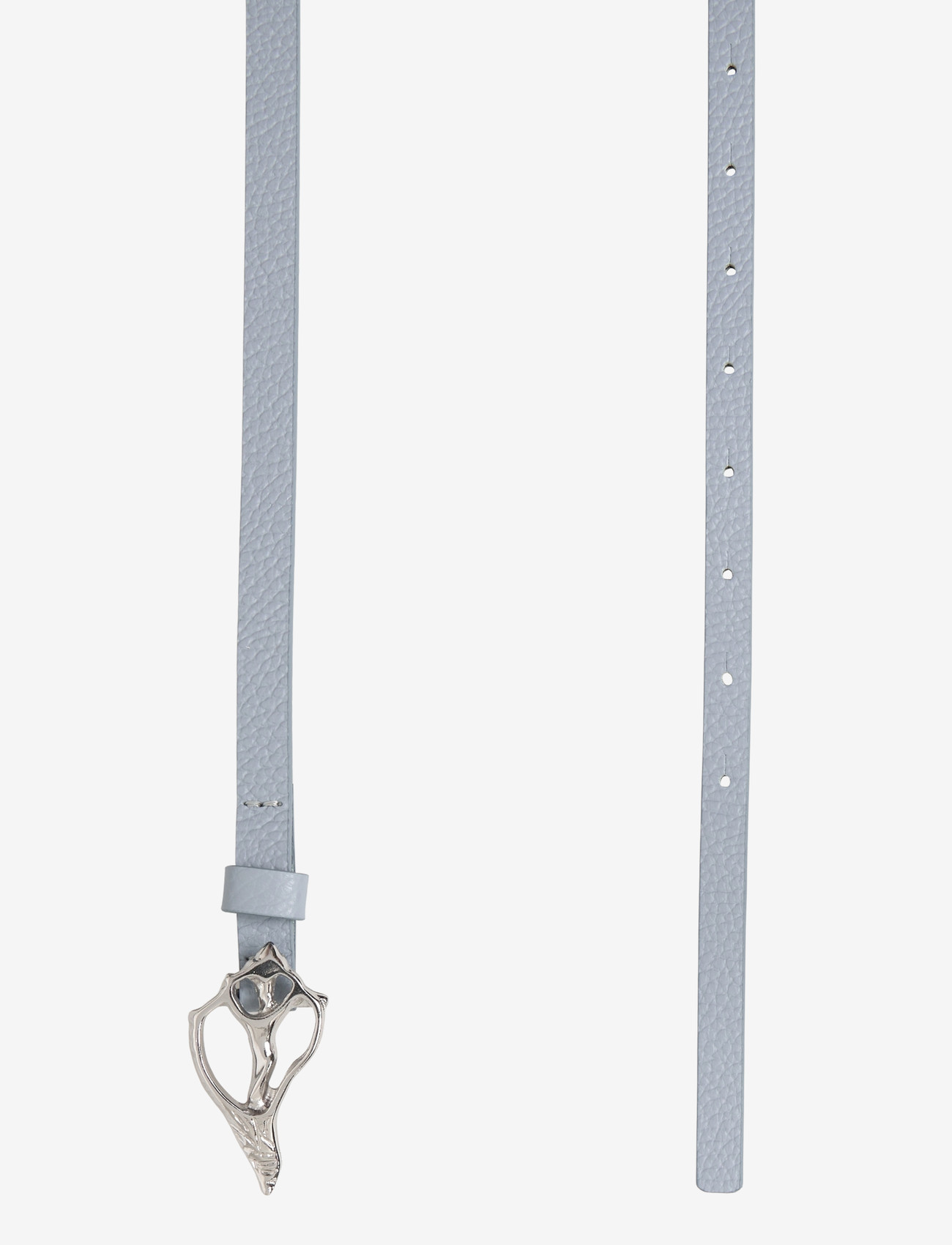 RODEBJER - Rodebjer Petit Shell Pebble Belt - läderskärp - light blue - 1