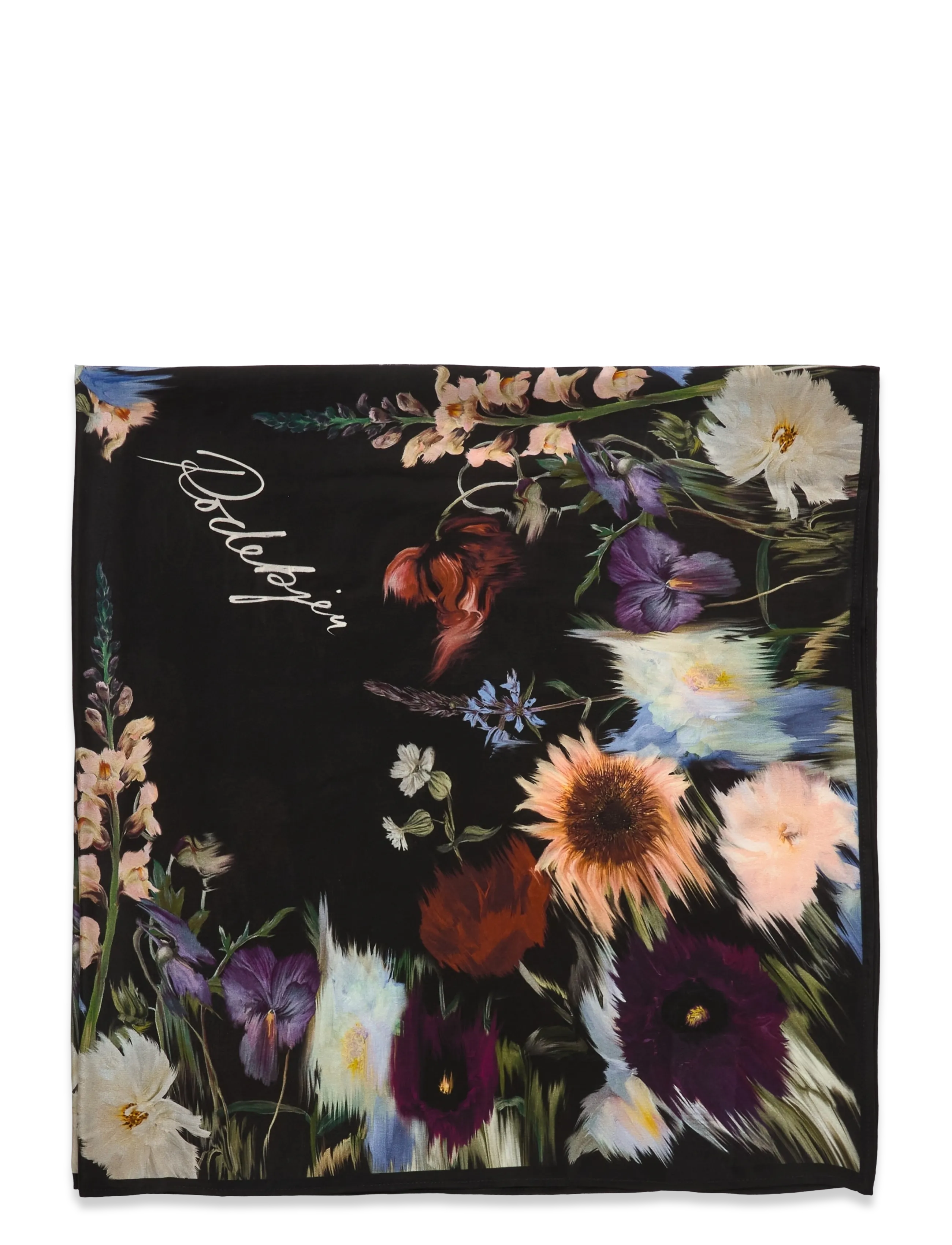 RODEBJER - Rodebjer Flower Border Scarf - tynde tørklæder - multi colour - 1