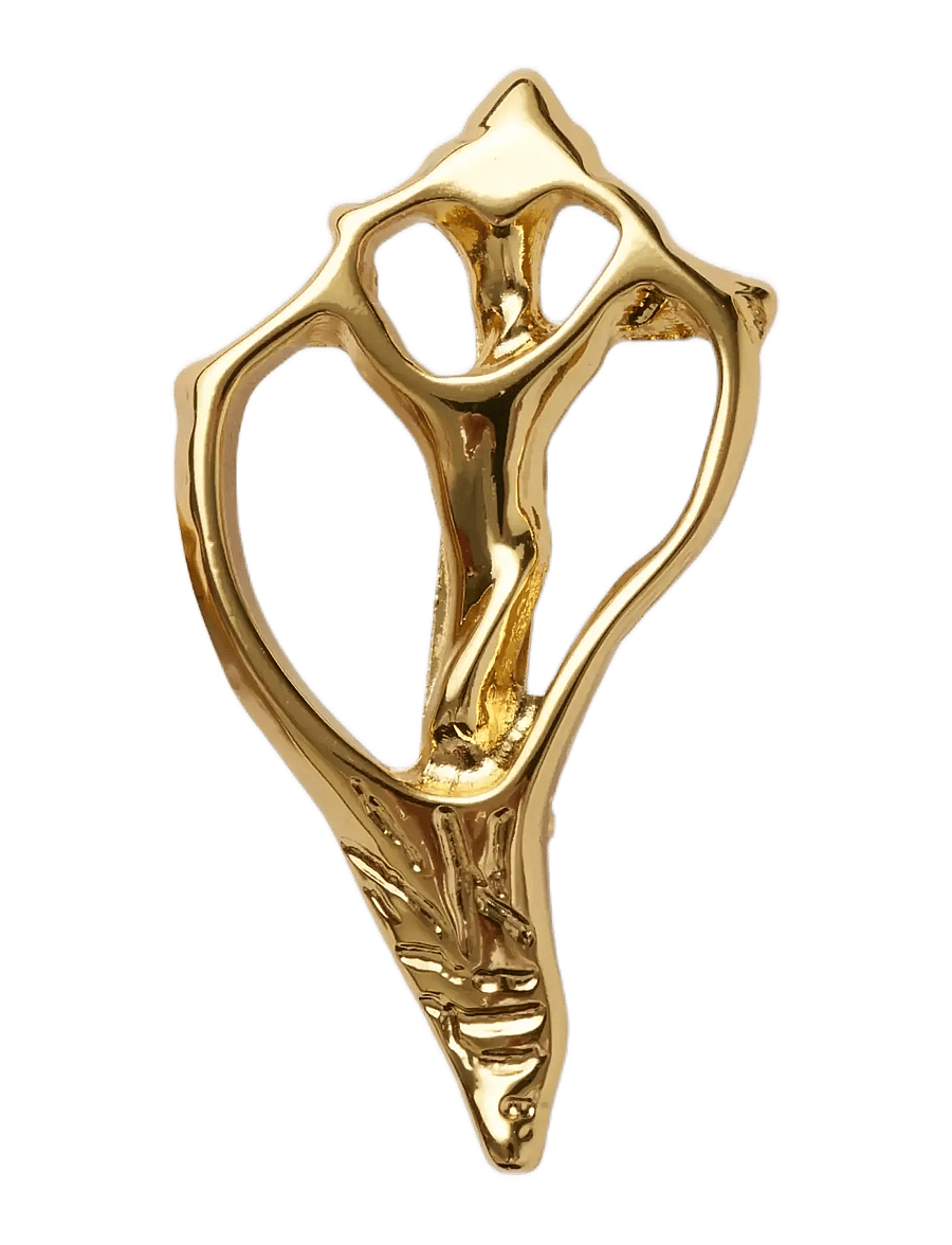 RODEBJER - Rodebjer Petit Shell Broosh - broschen - gold - 0