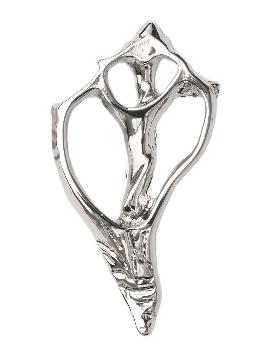 RODEBJER - Rodebjer Petit Shell Broosh - broschen - silver - 0