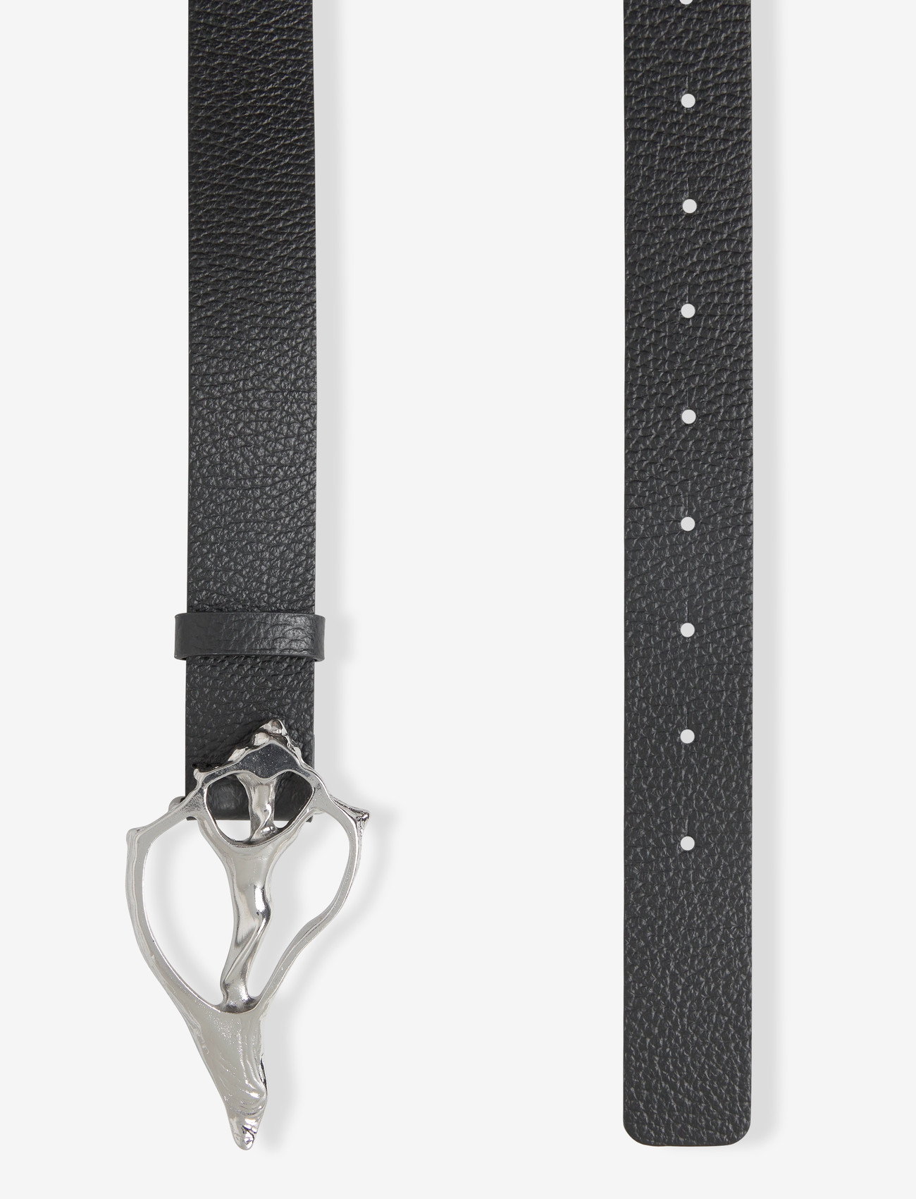RODEBJER - Rodebjer Shell Wide Pebble Belt - bælter - black/silver - 1