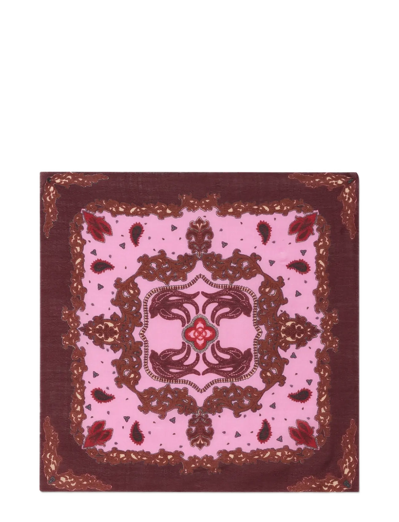 RODEBJER Rodebjer Hank Scarf Small - Tørklæder - MULTI GRAPE / pink/rose