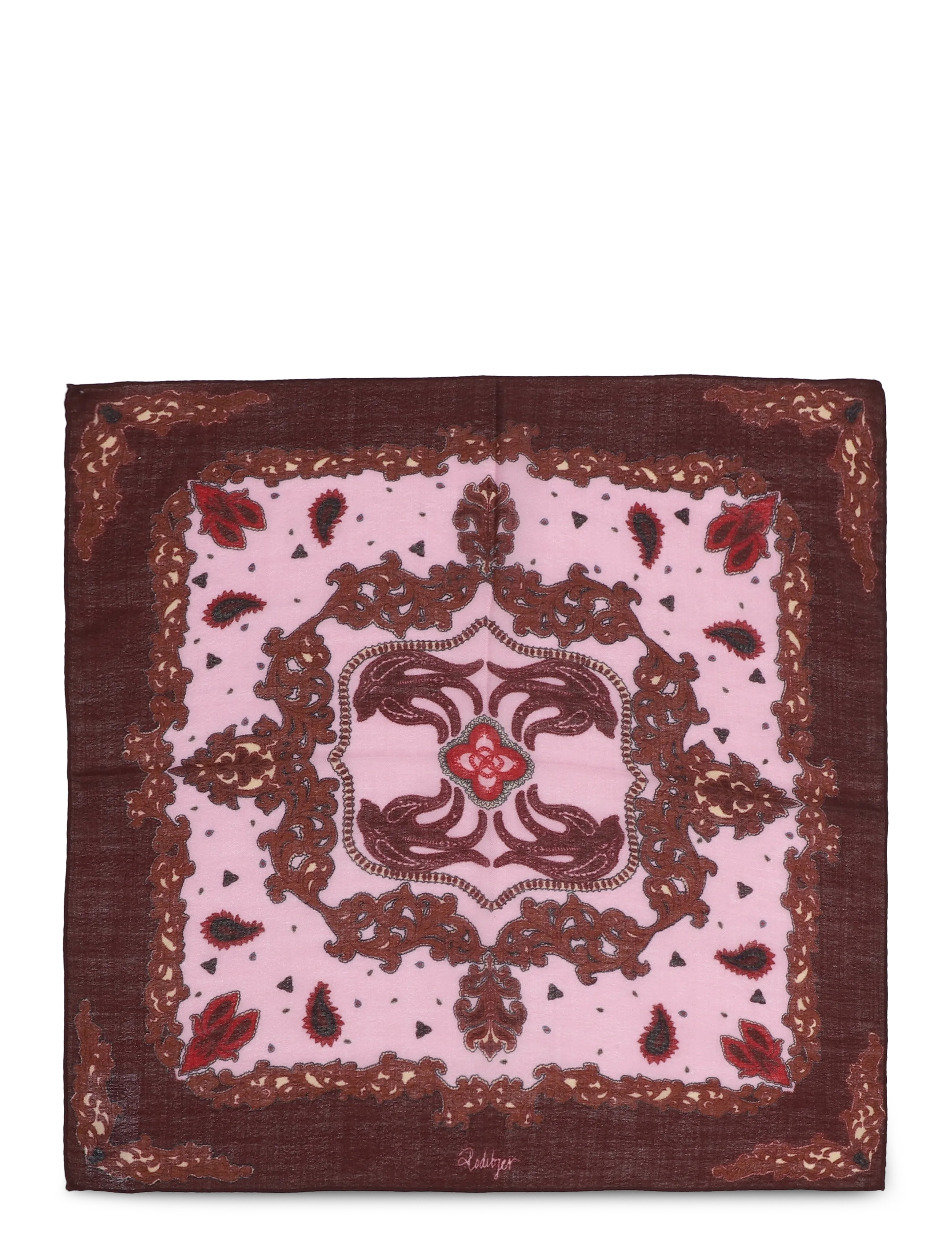 RODEBJER Rodebjer Hank Scarf Small - Aksessuaarid - MULTI GRAPE / pink/rose